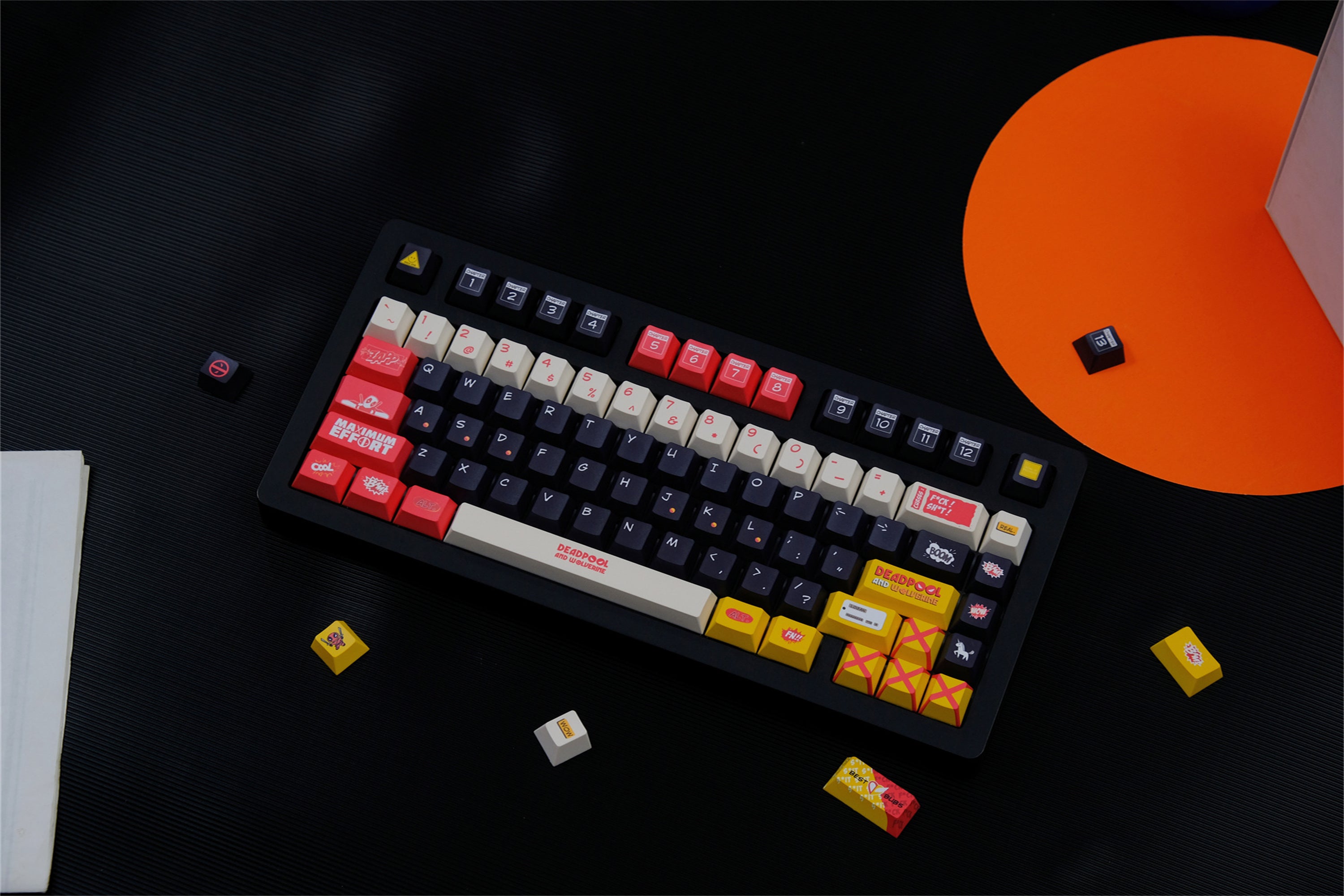 Deadpool Wolverine Keycaps