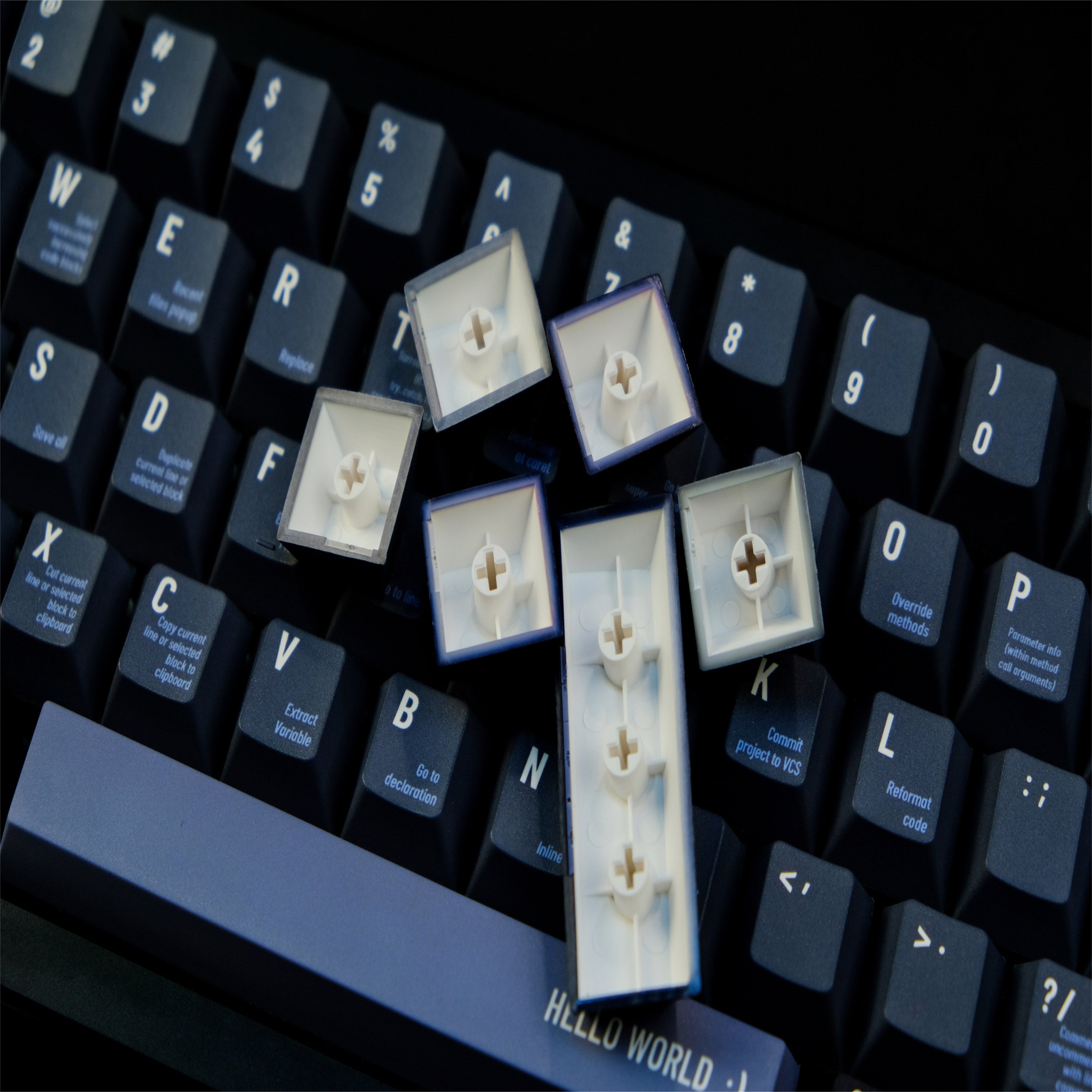 Programmer keycaps