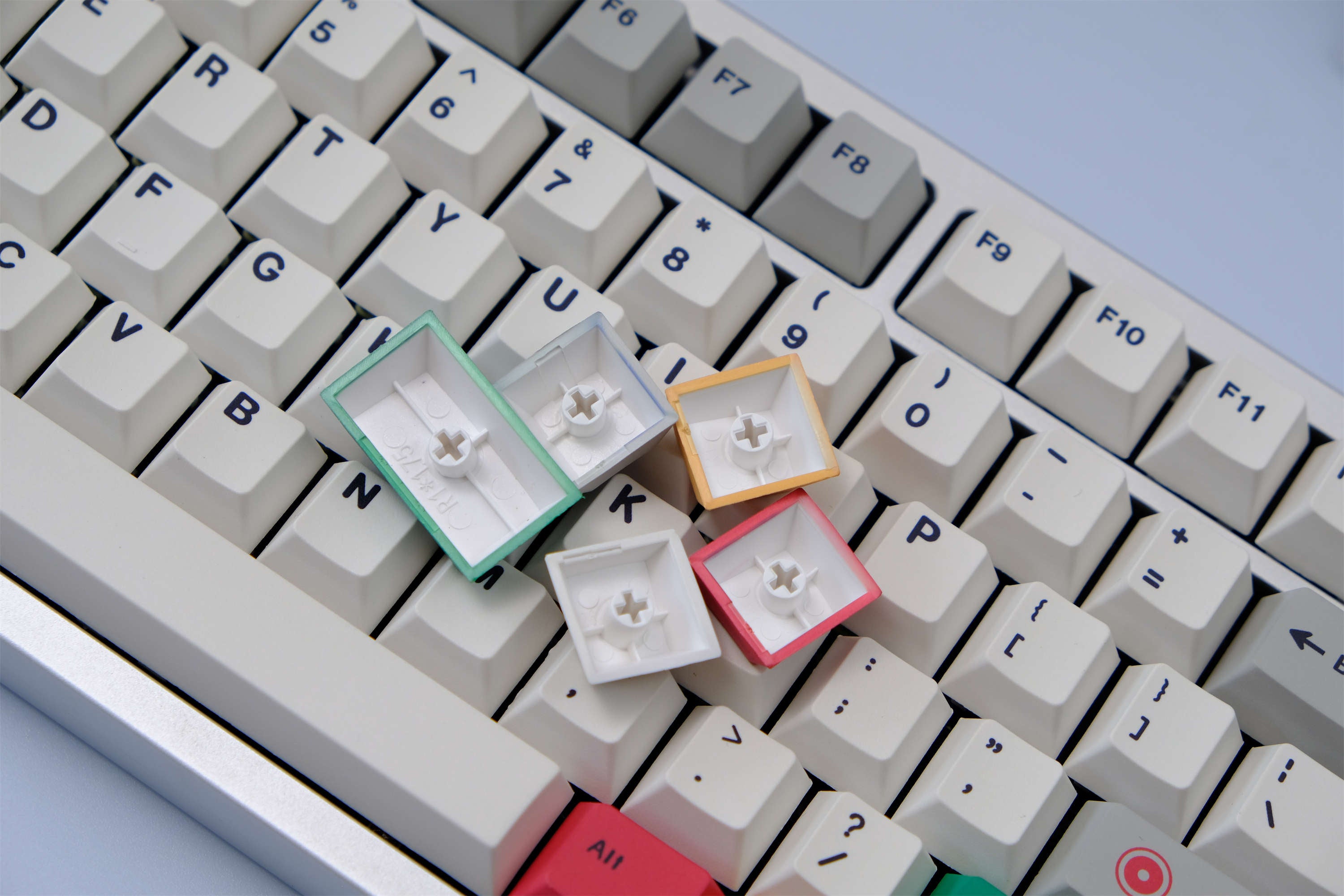 White Light keycaps