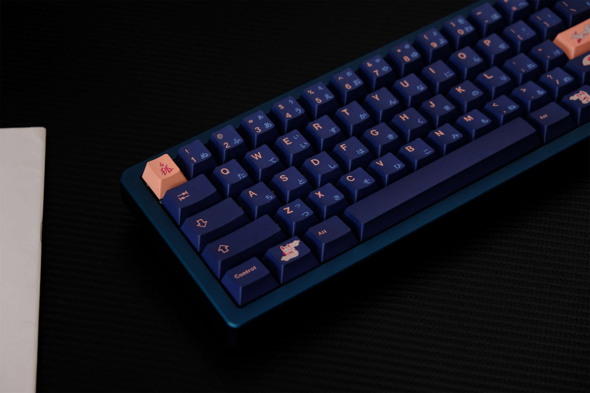Fox Keyborad GMK Fox keycaps 129 Keys PBT Keycaps Cherry Profile DYE-SUB Customized ...