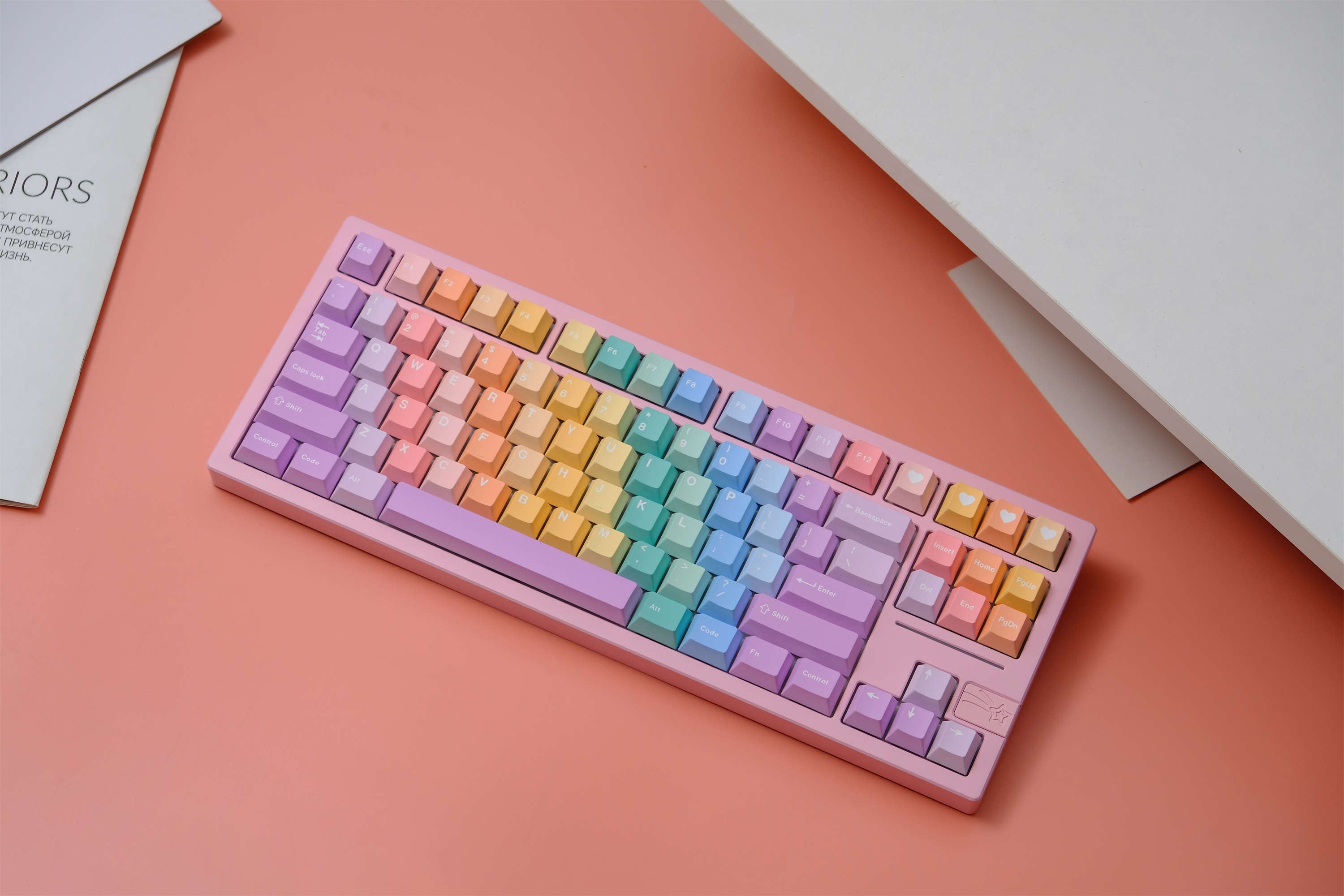 Soft Candy Cherry keycaps