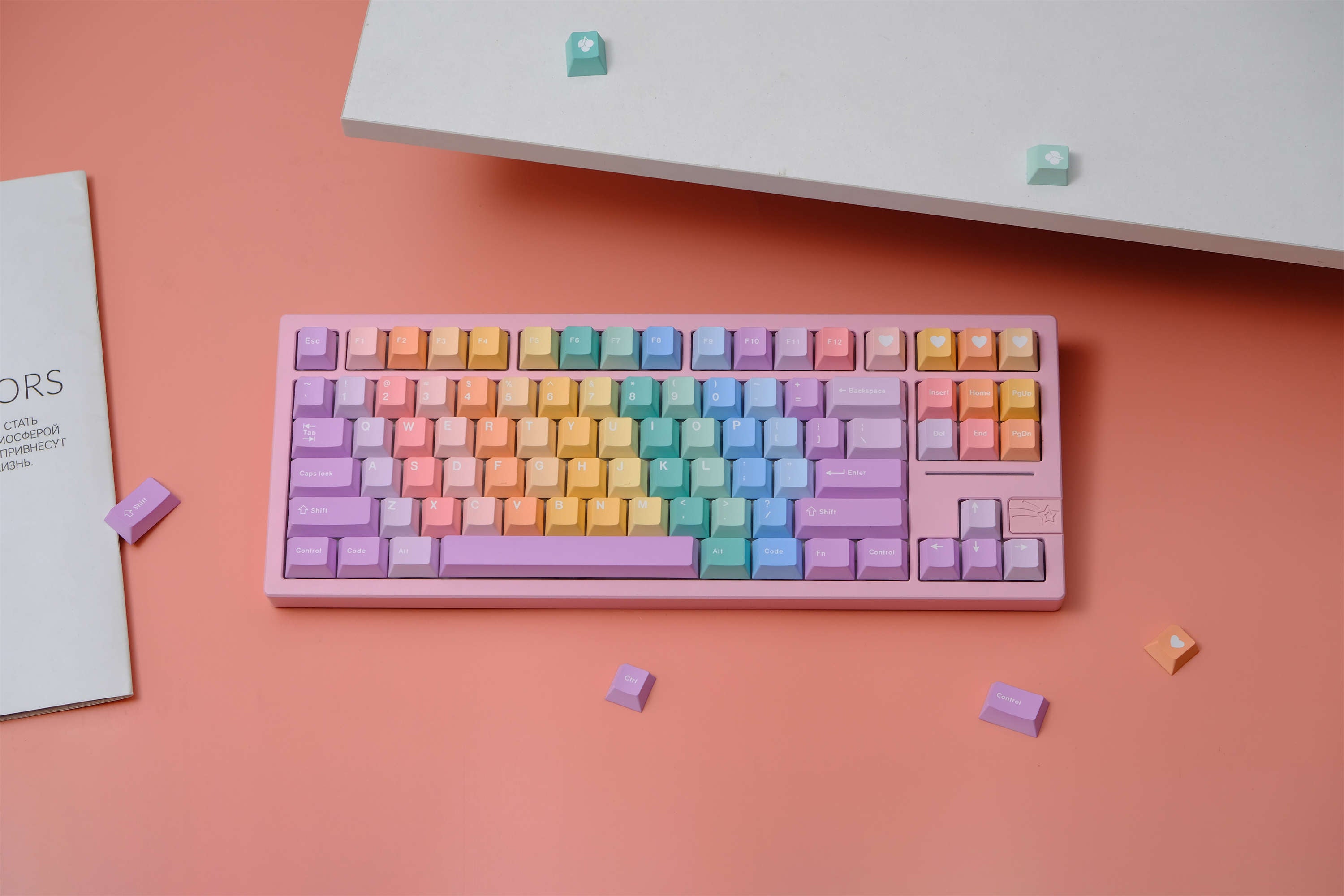 Soft Candy Cherry keycaps