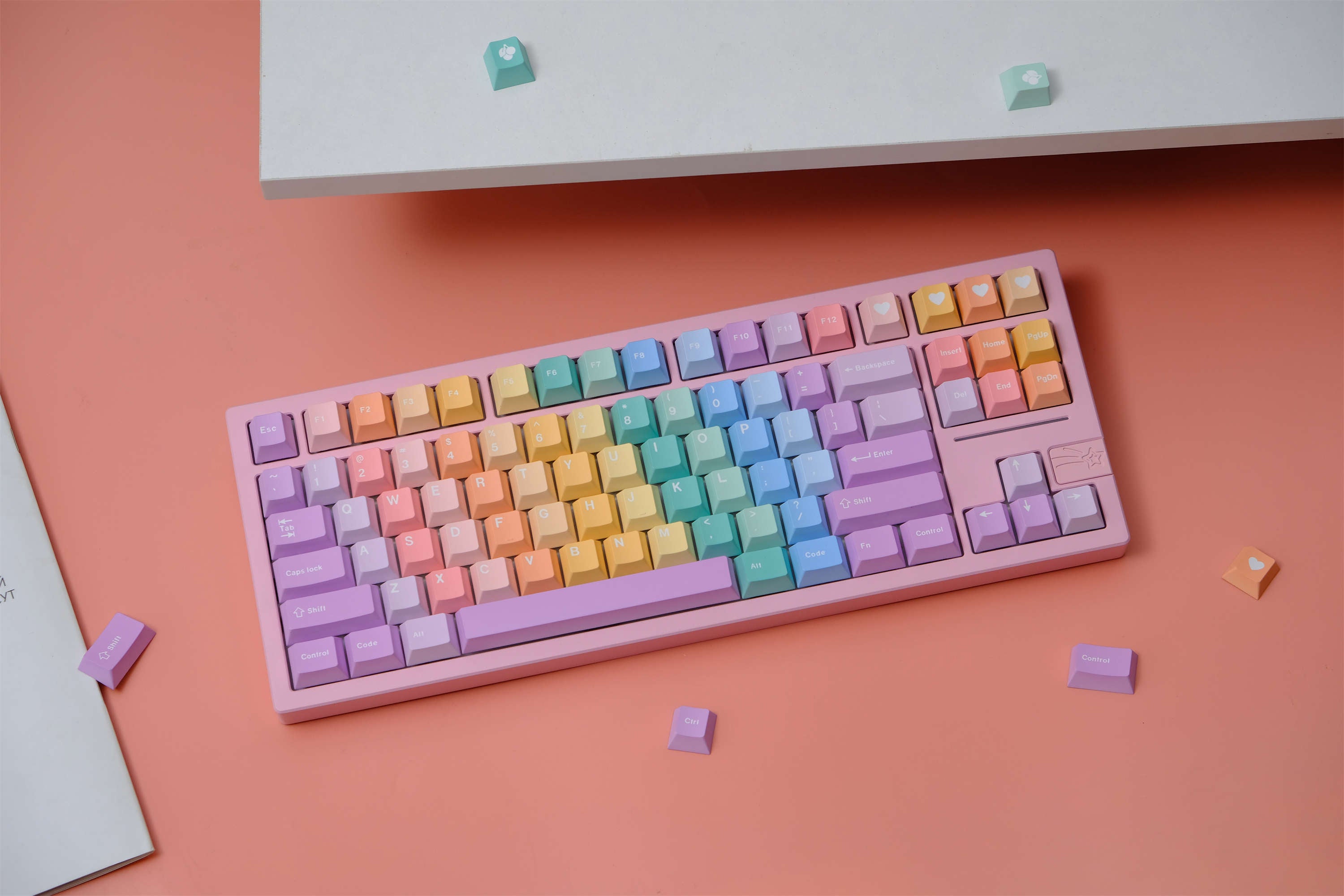 Soft Candy Cherry keycaps