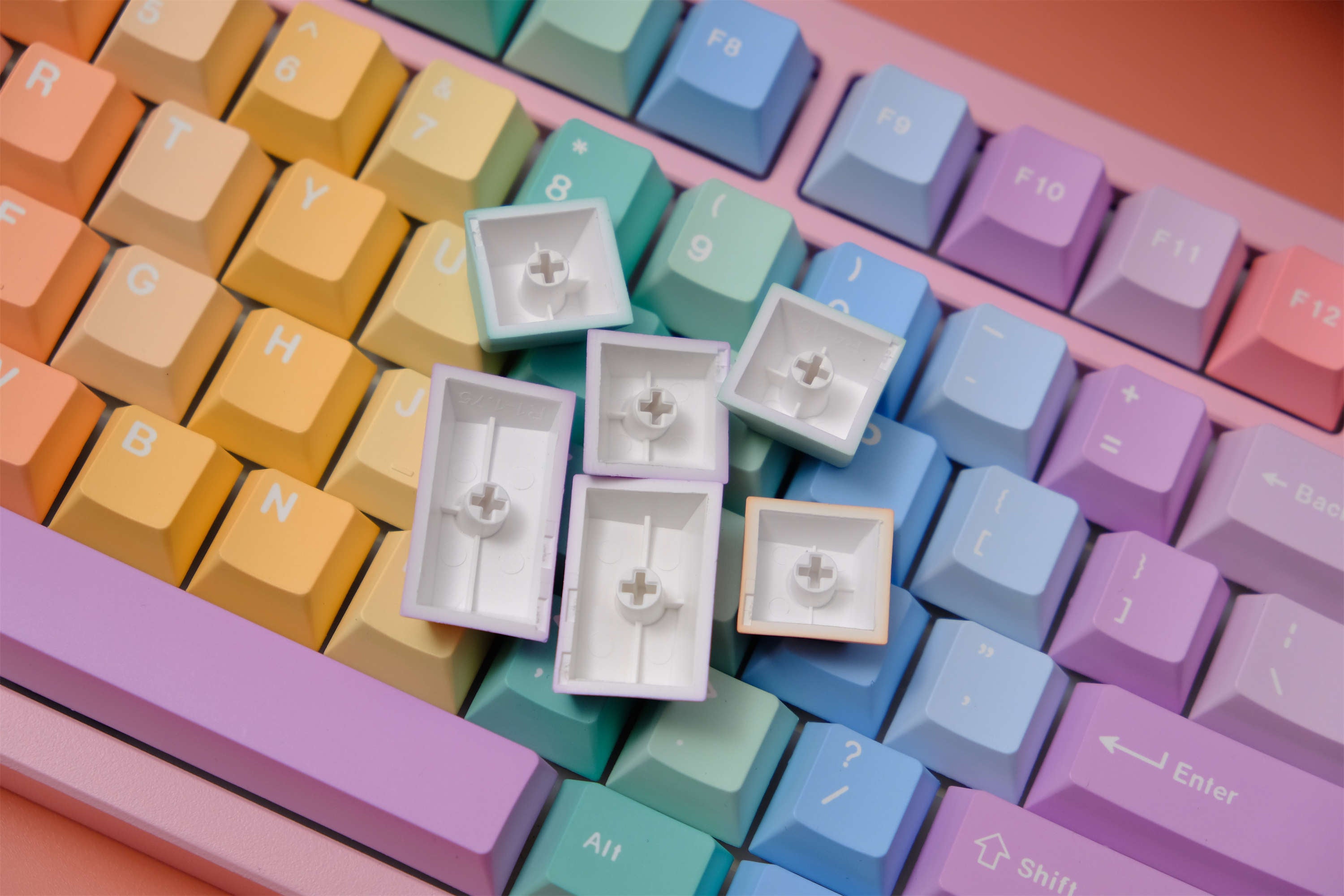 Soft Candy Cherry keycaps