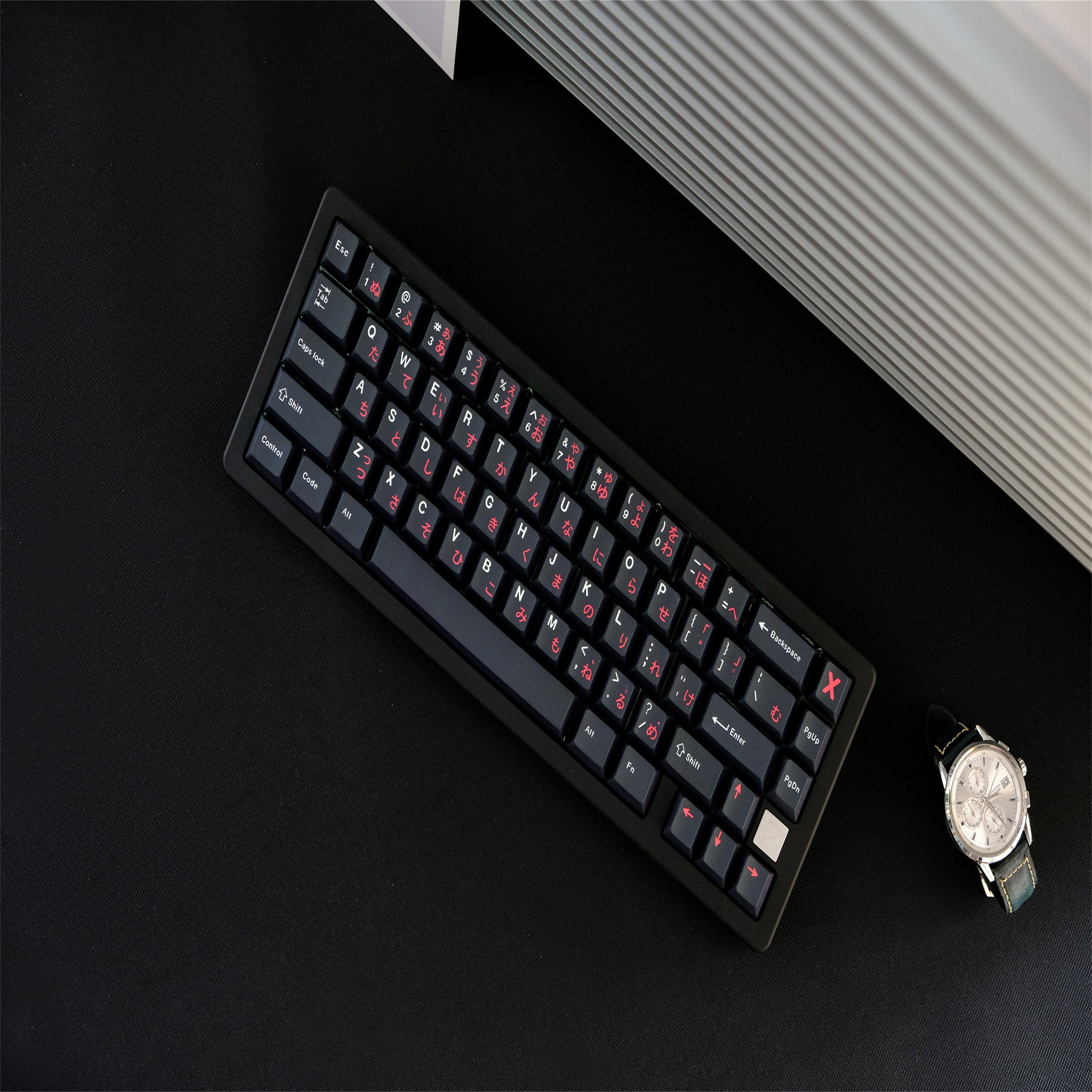WOB Red Japanese keycaps