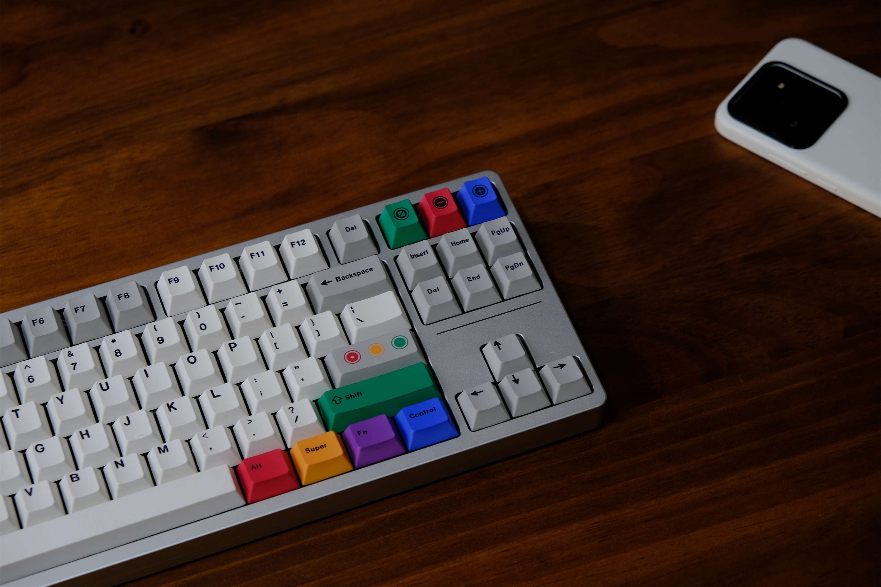 White Light keycaps