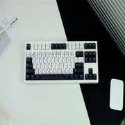WOB Black White keycaps