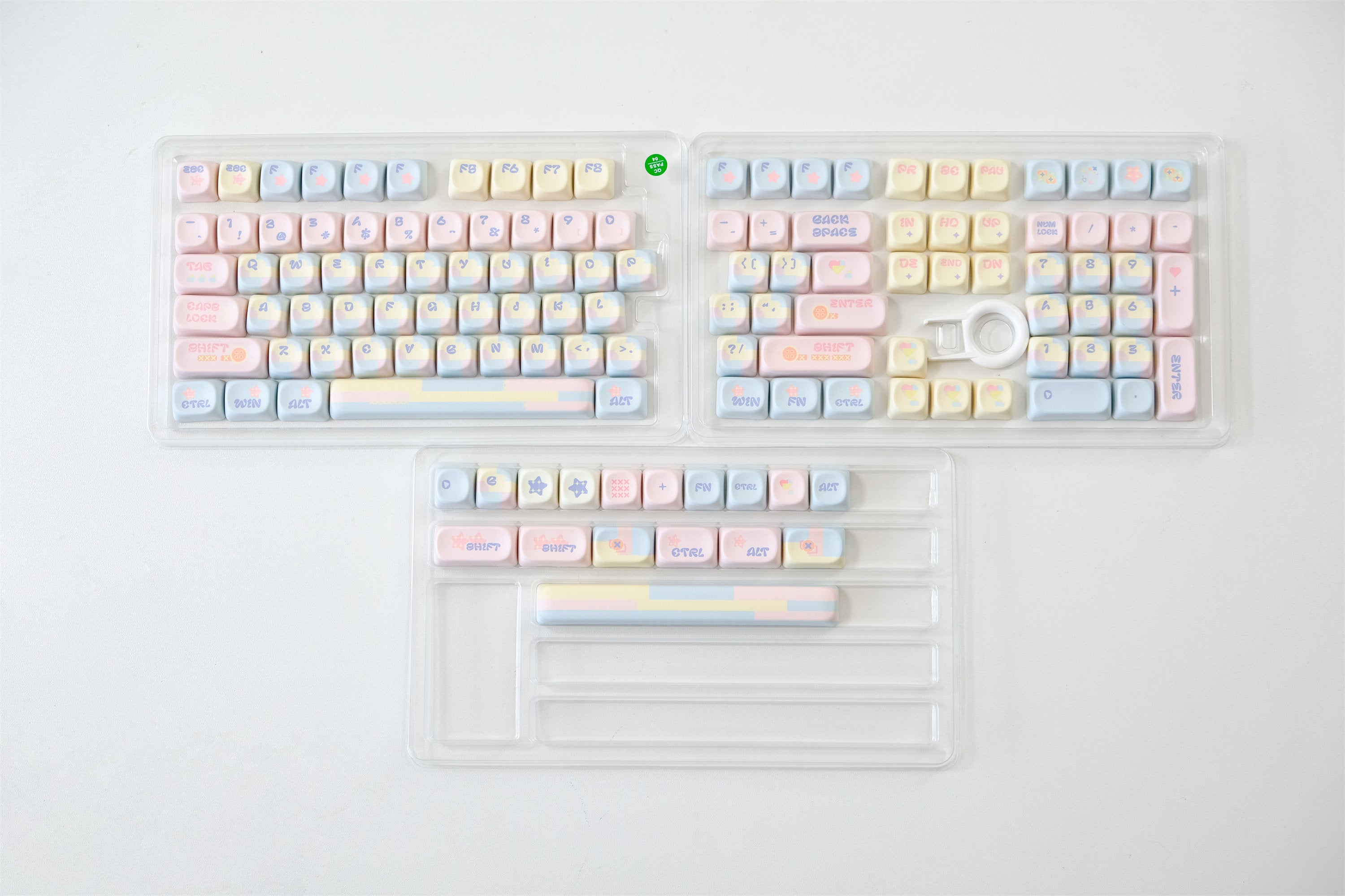 Patchwork Milk Candy Keycaps