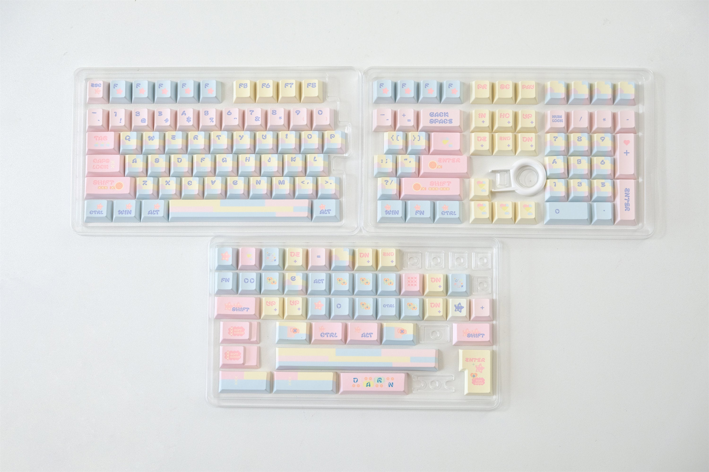 Patchwork Milk Candy Keycaps