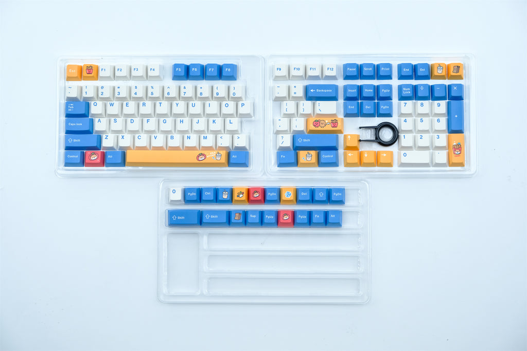 GMK French Fries Dog keycaps