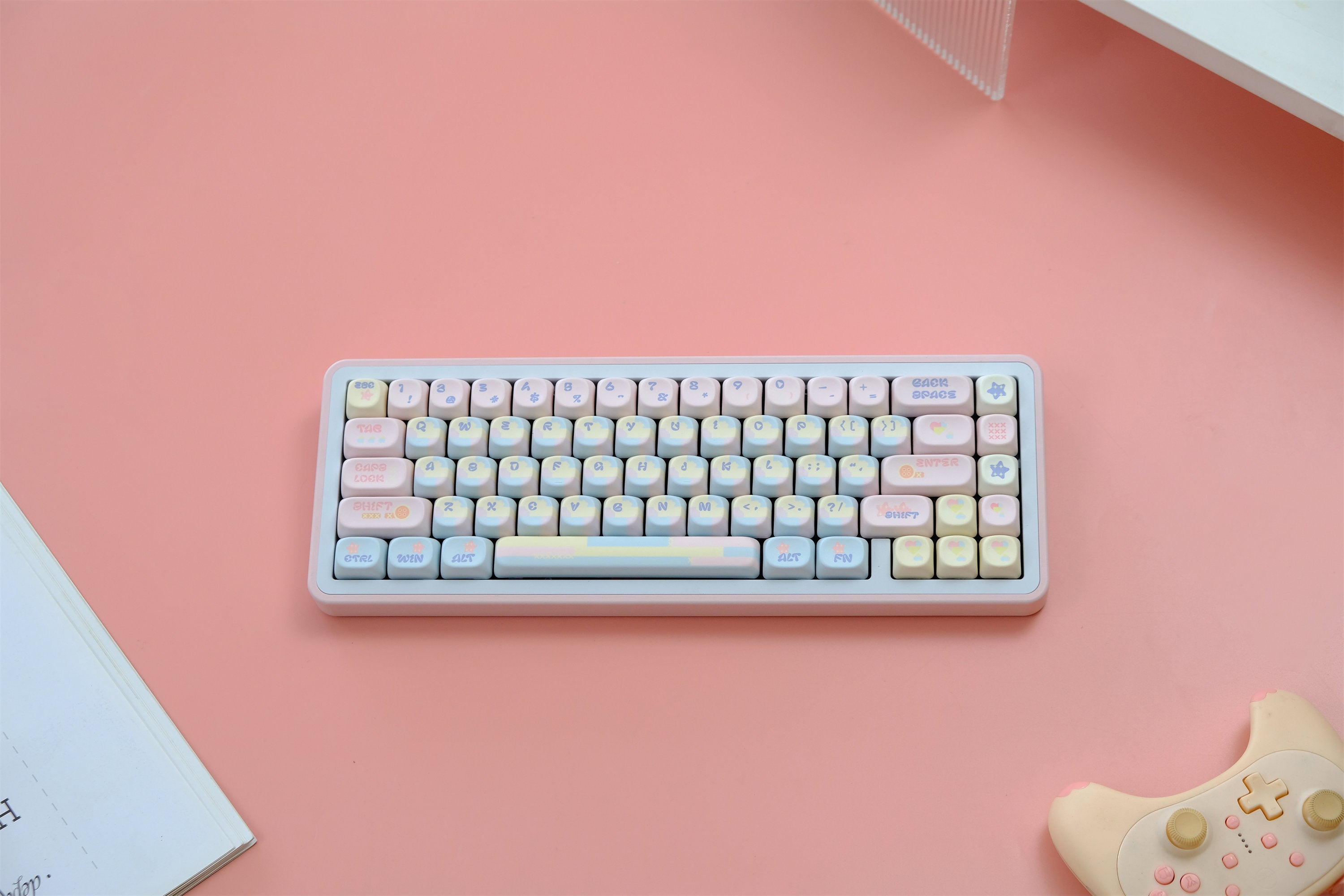 Patchwork Milk Candy Keycaps