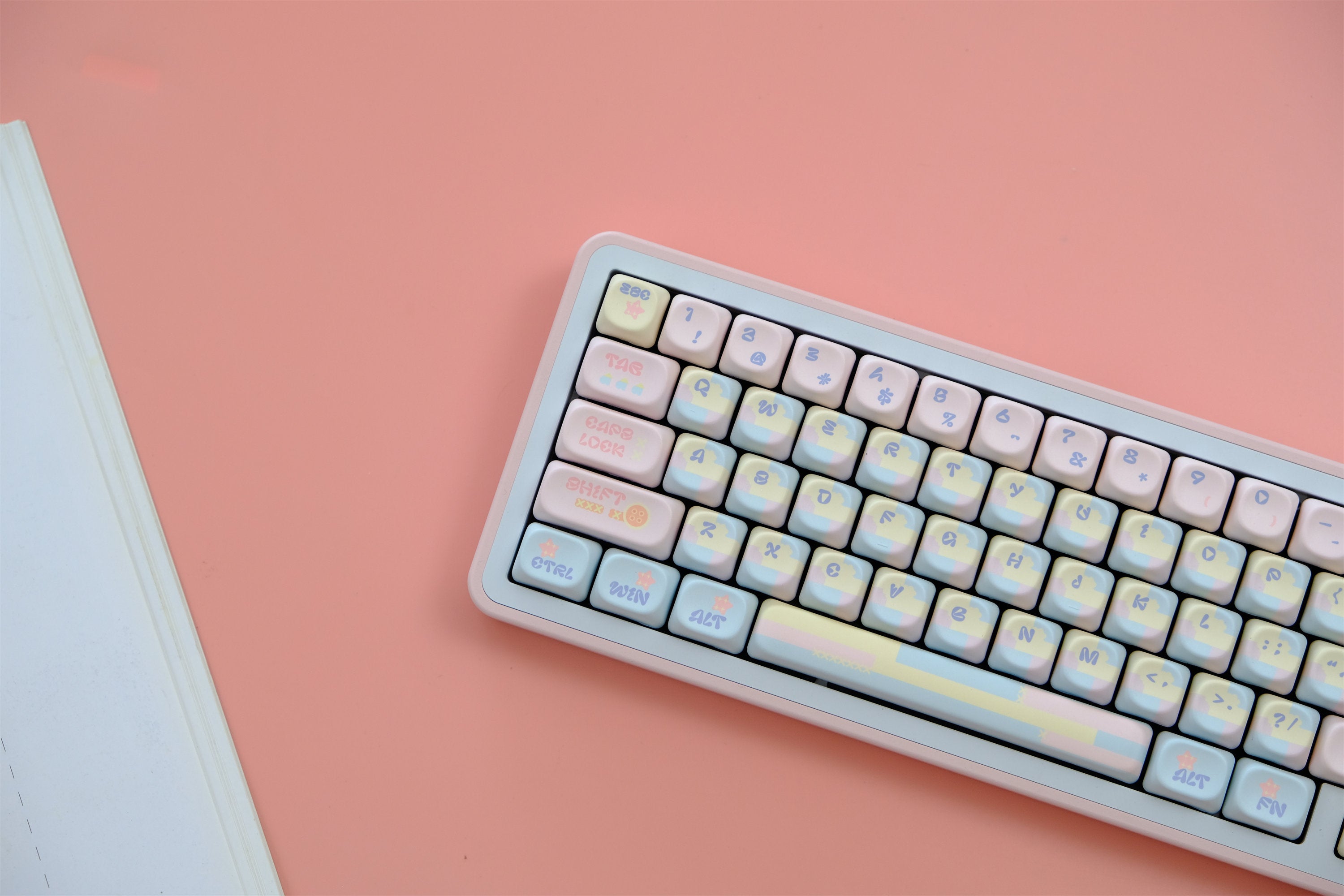 Patchwork Milk Candy Keycaps
