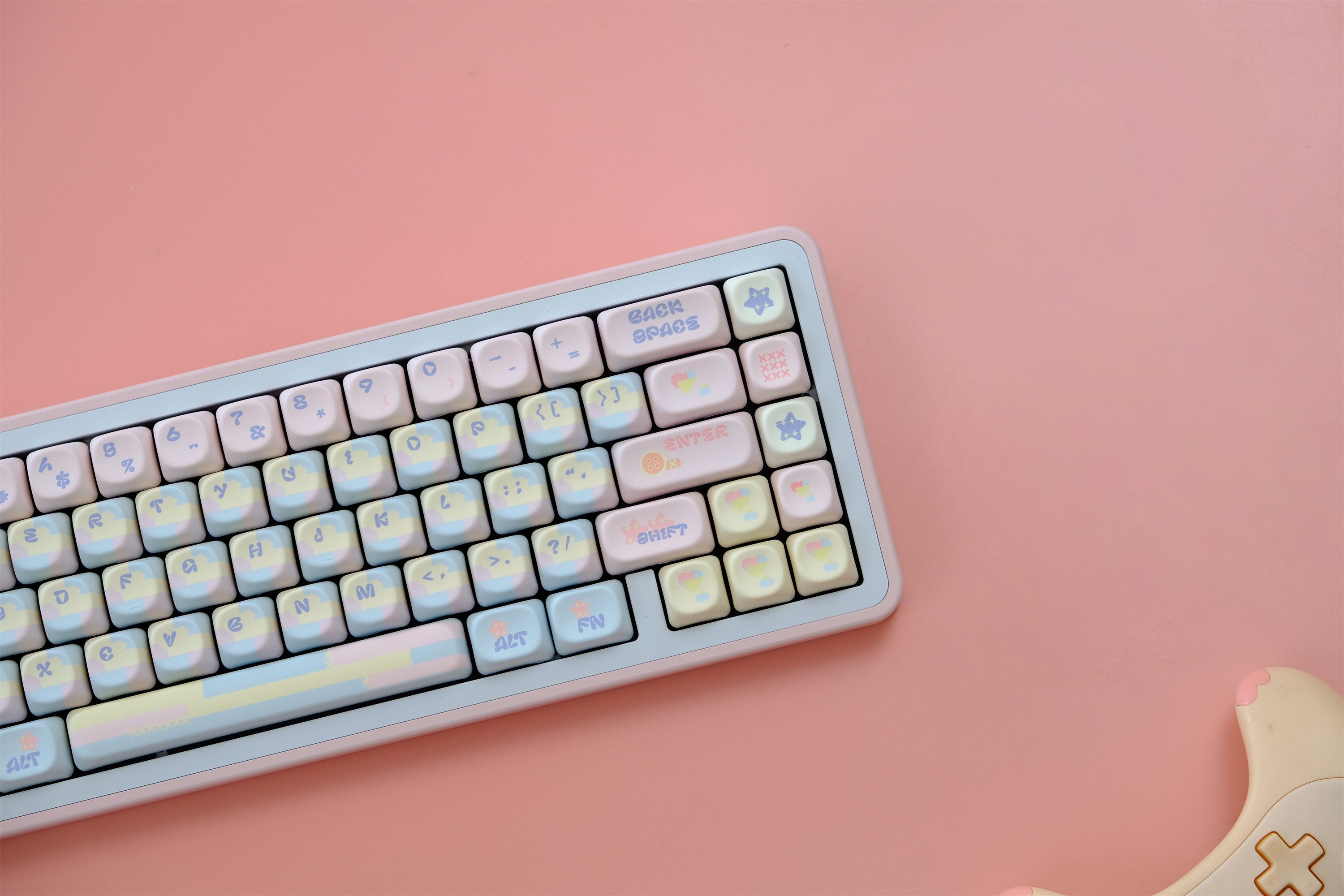 Patchwork Milk Candy Keycaps