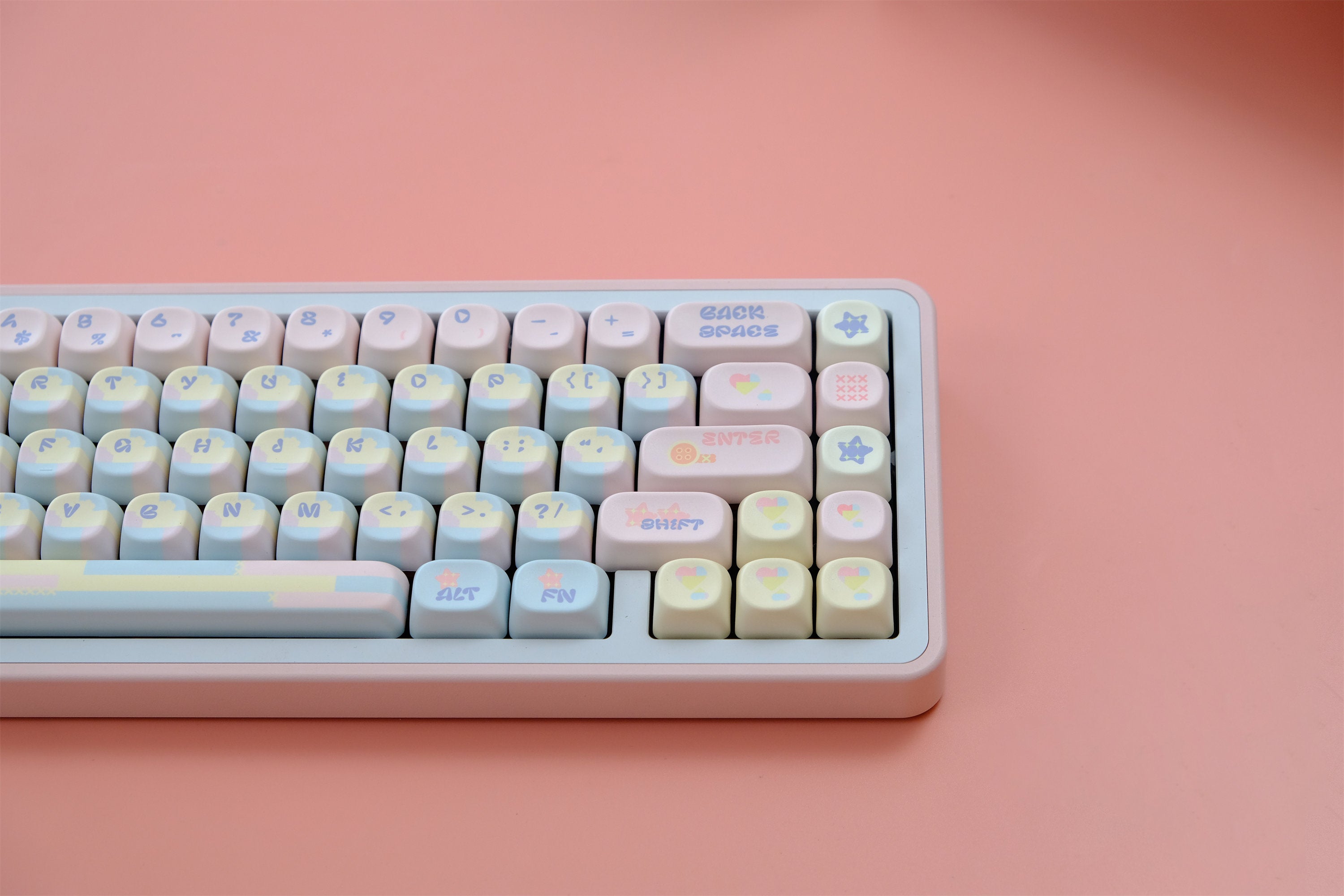 Patchwork Milk Candy Keycaps