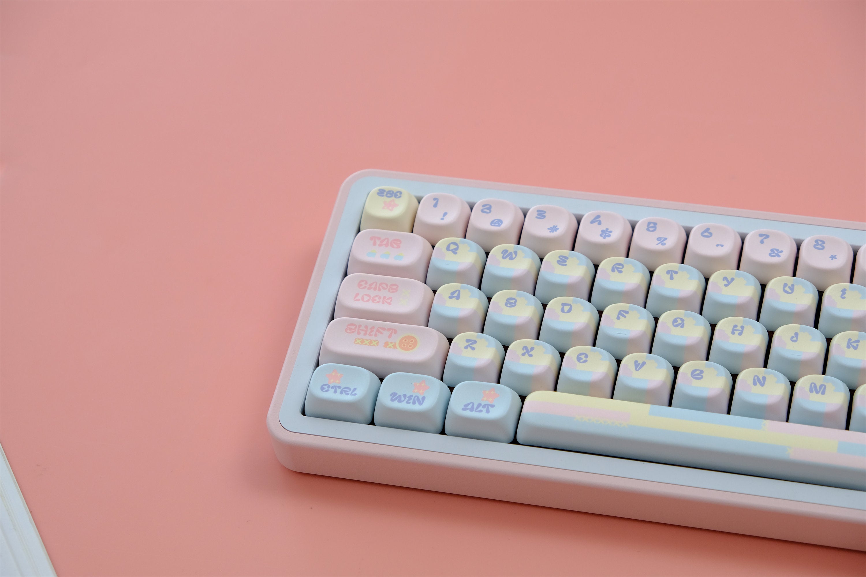 Patchwork Milk Candy Keycaps