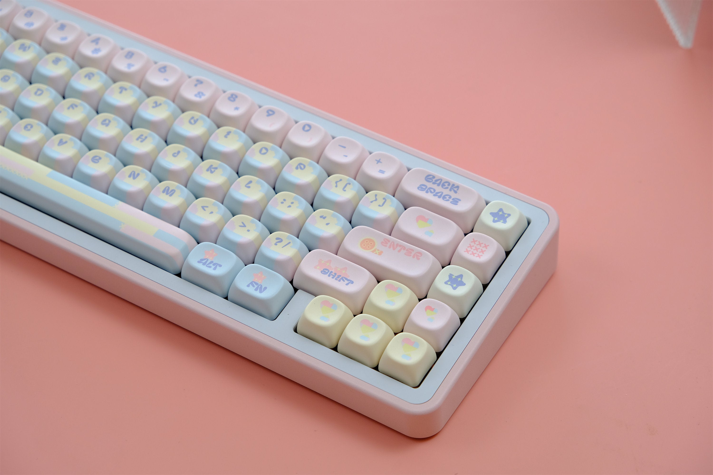 Patchwork Milk Candy Keycaps