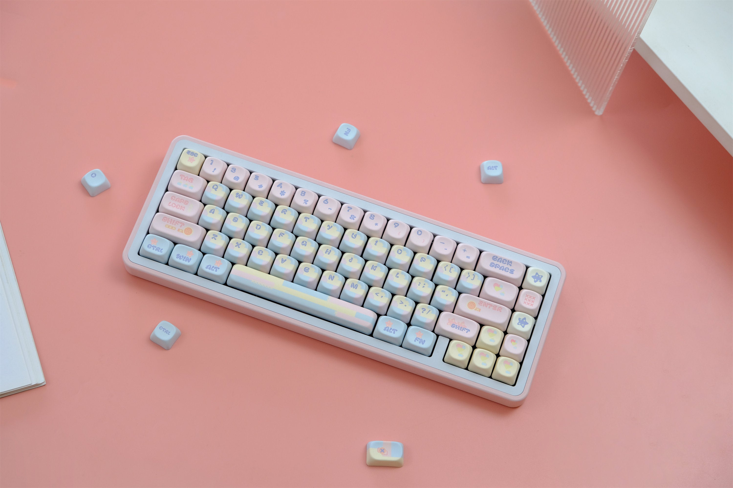 Patchwork Milk Candy Keycaps