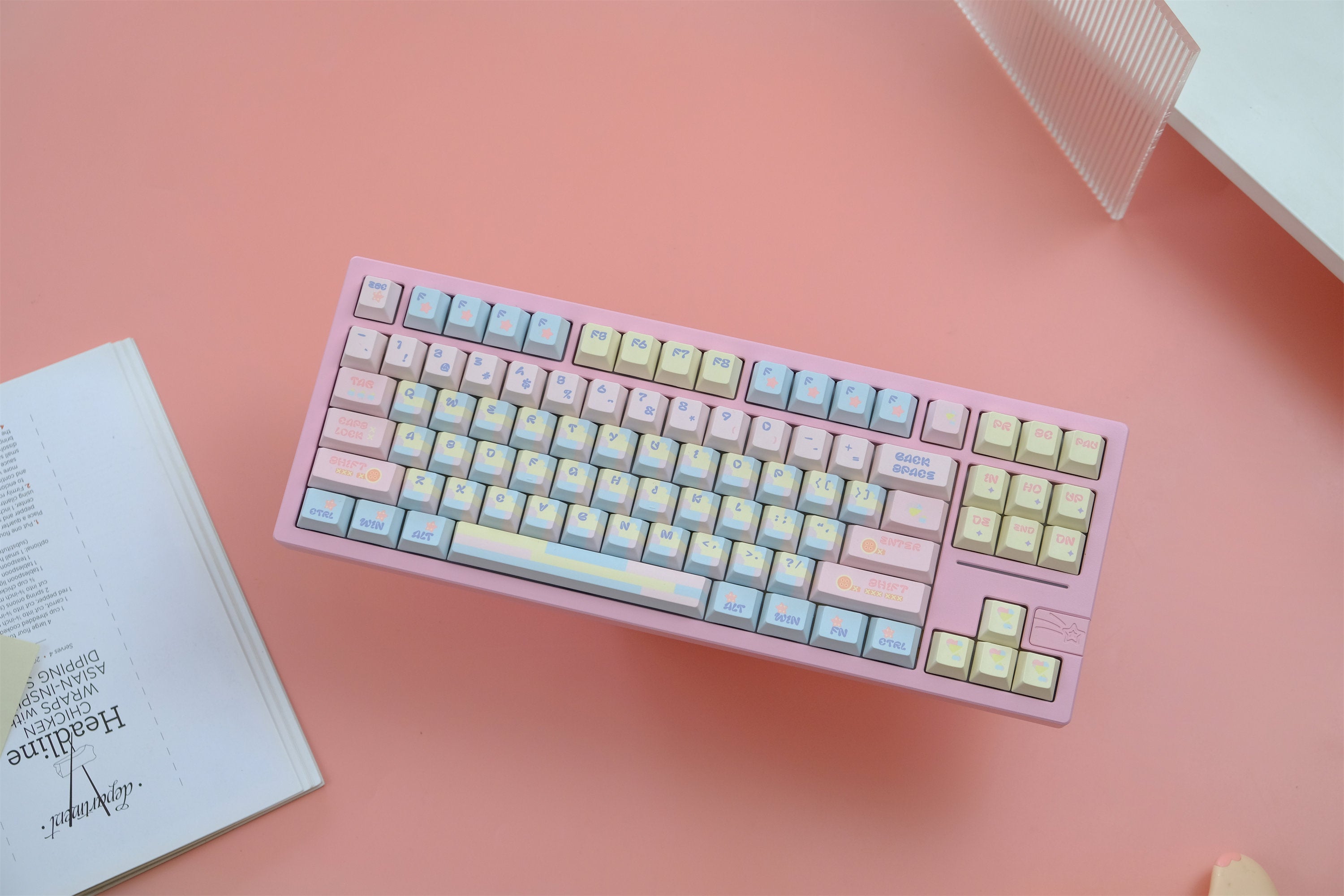 Patchwork Milk Candy Keycaps