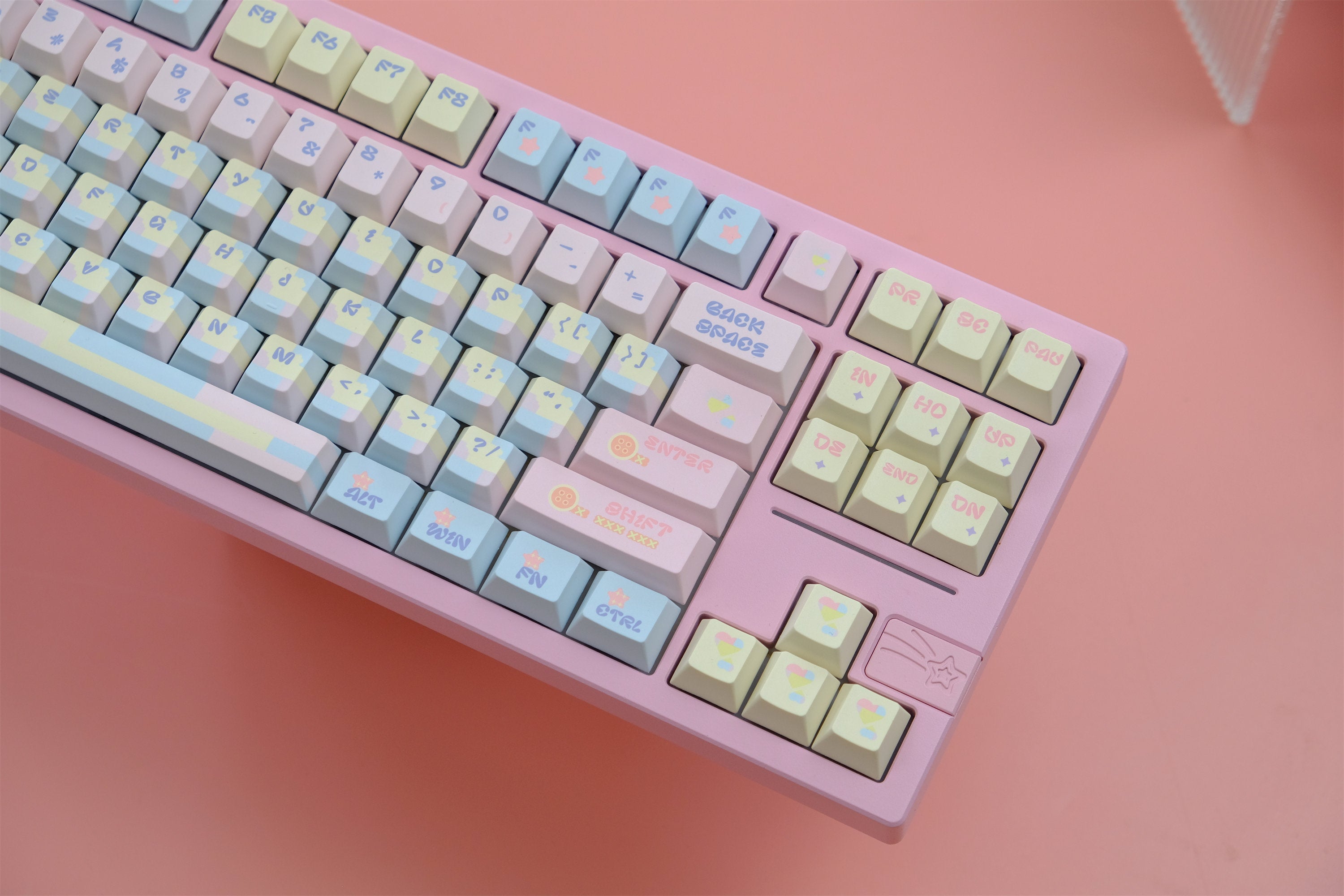 Patchwork Milk Candy Keycaps