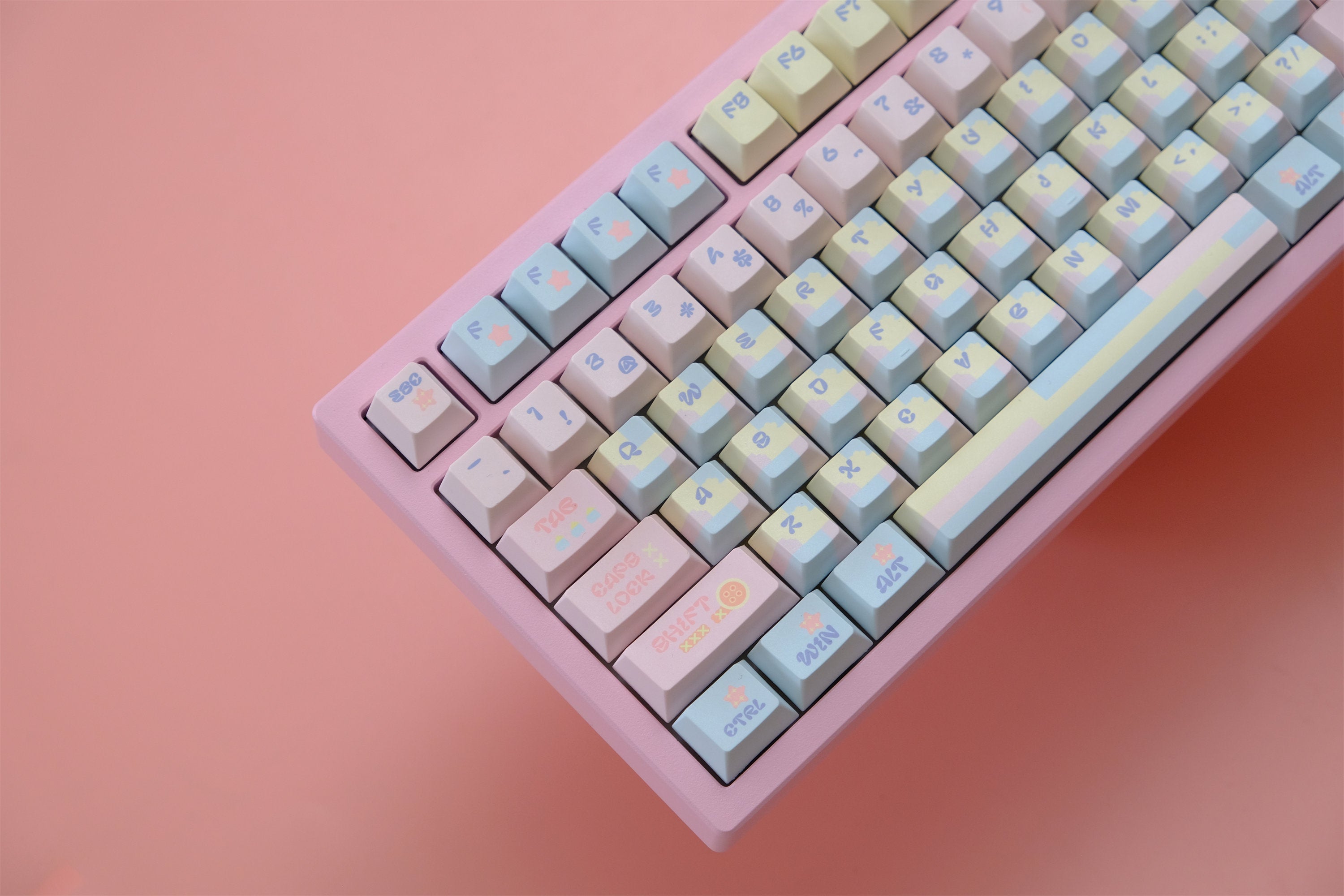 Patchwork Milk Candy Keycaps