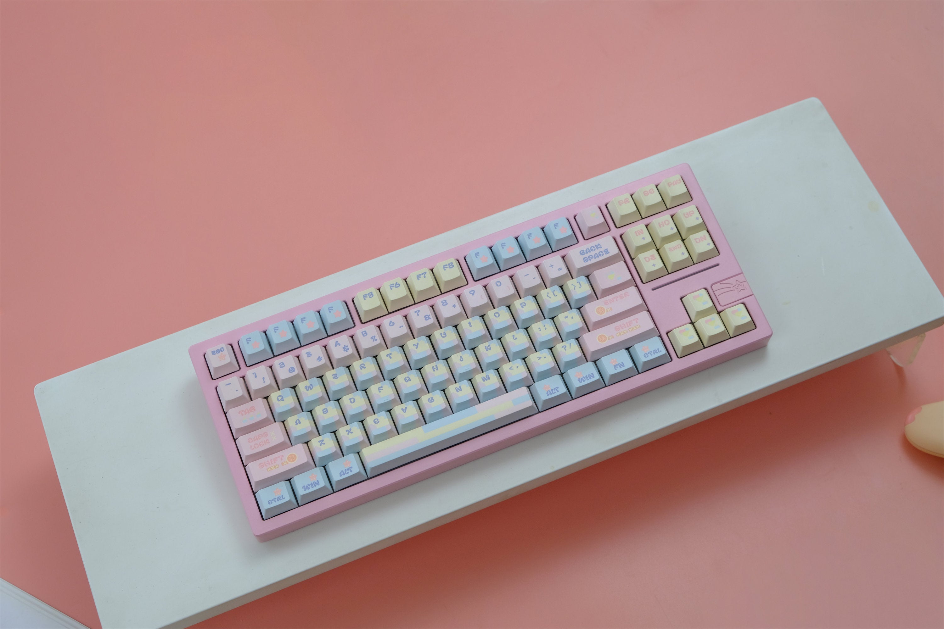 Patchwork Milk Candy Keycaps