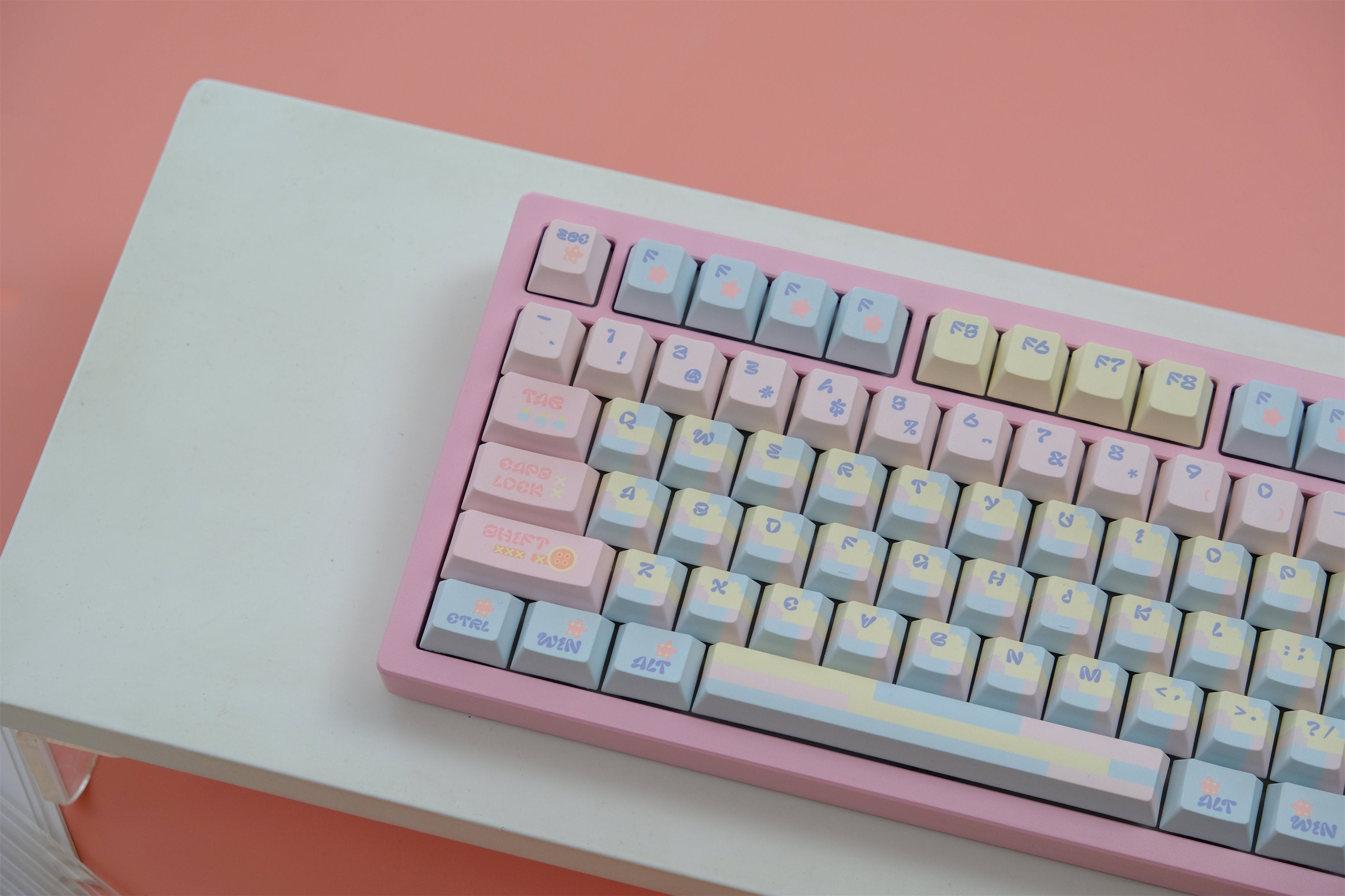 Patchwork Milk Candy Keycaps