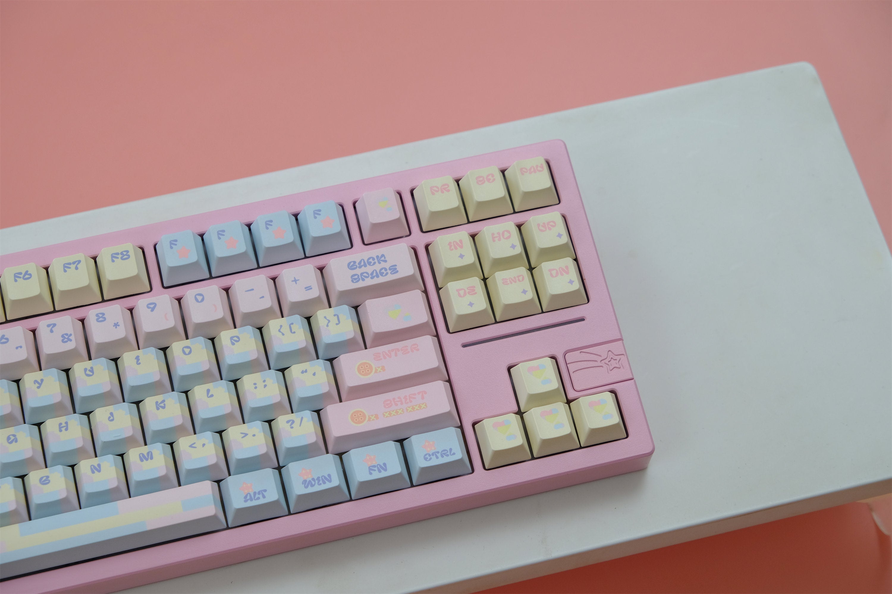 Patchwork Milk Candy Keycaps