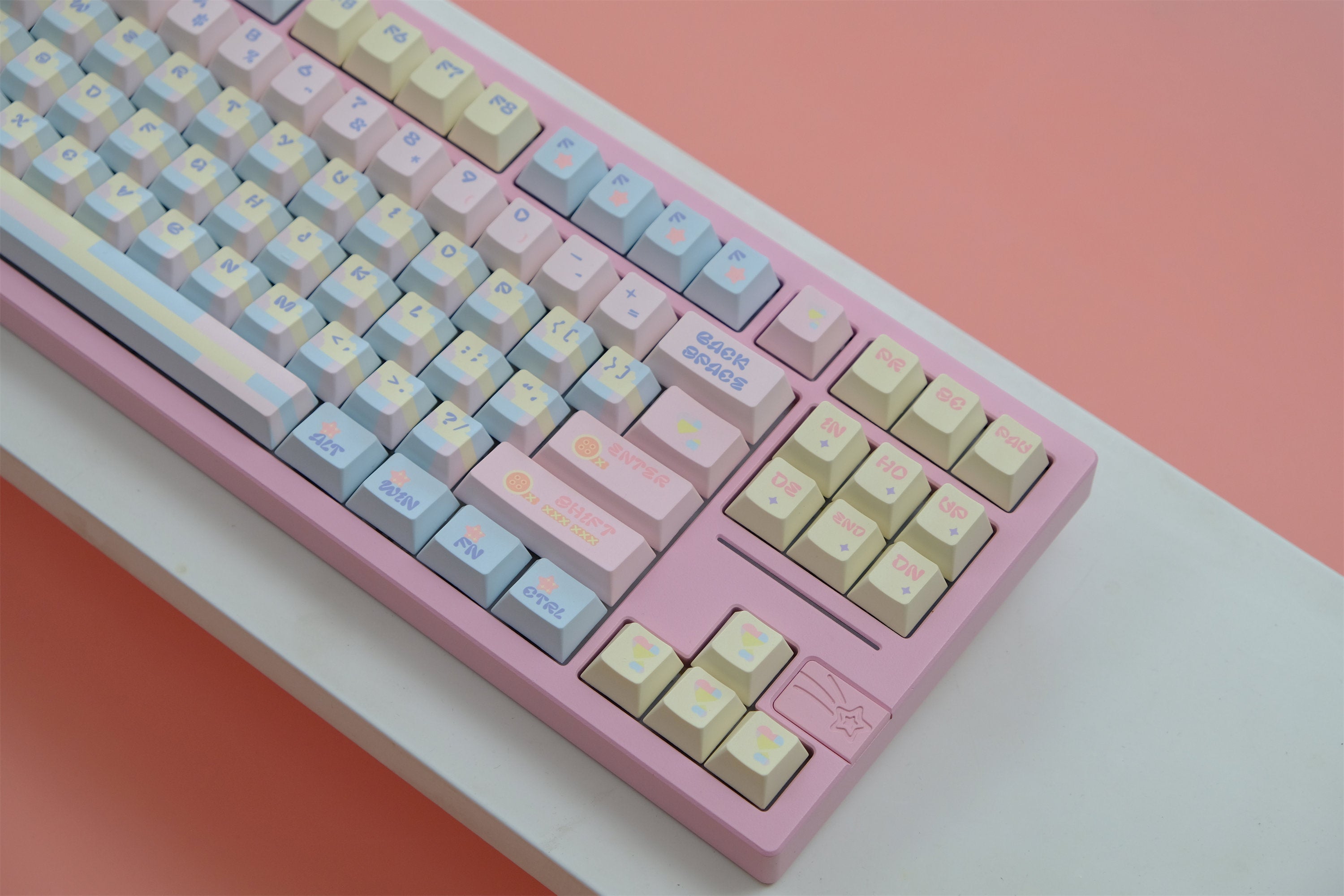 Patchwork Milk Candy Keycaps