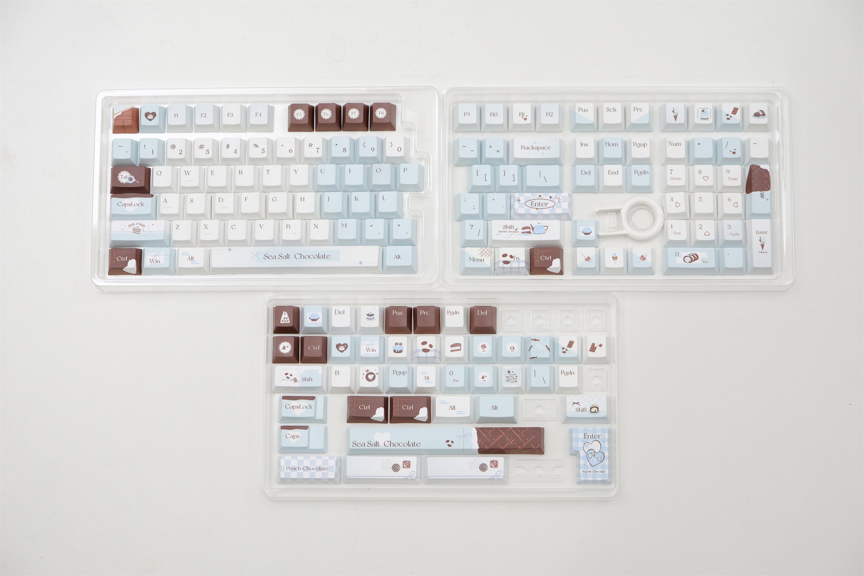 Sea Salt Chocolate Keycaps
