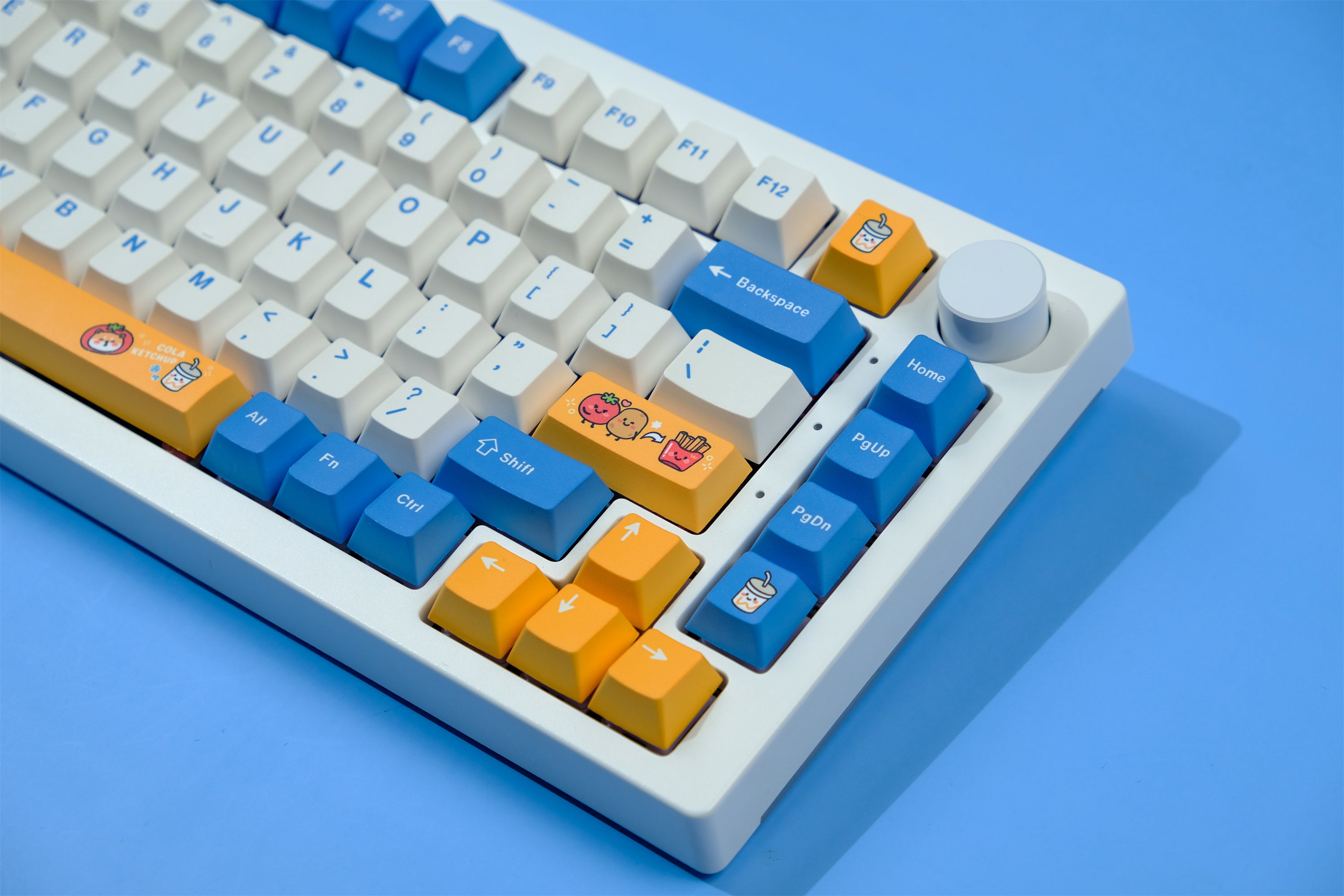 French Fries Dog keycaps