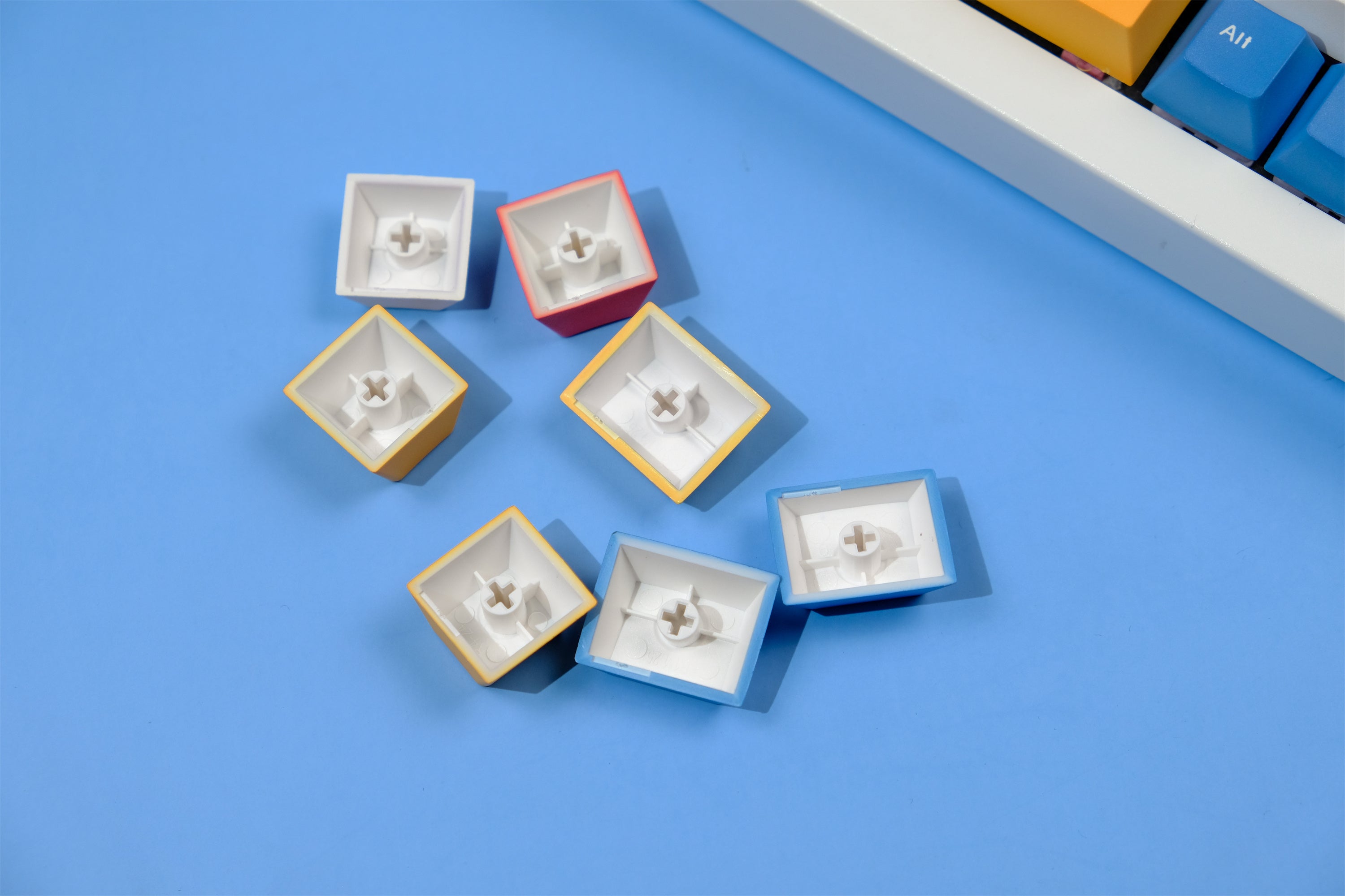French Fries Dog keycaps