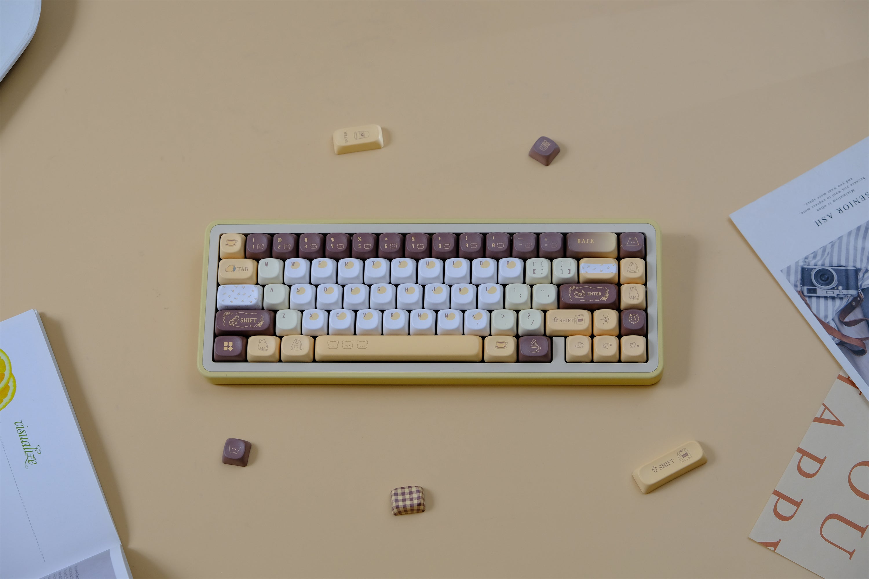 Mango Latte Keycaps
