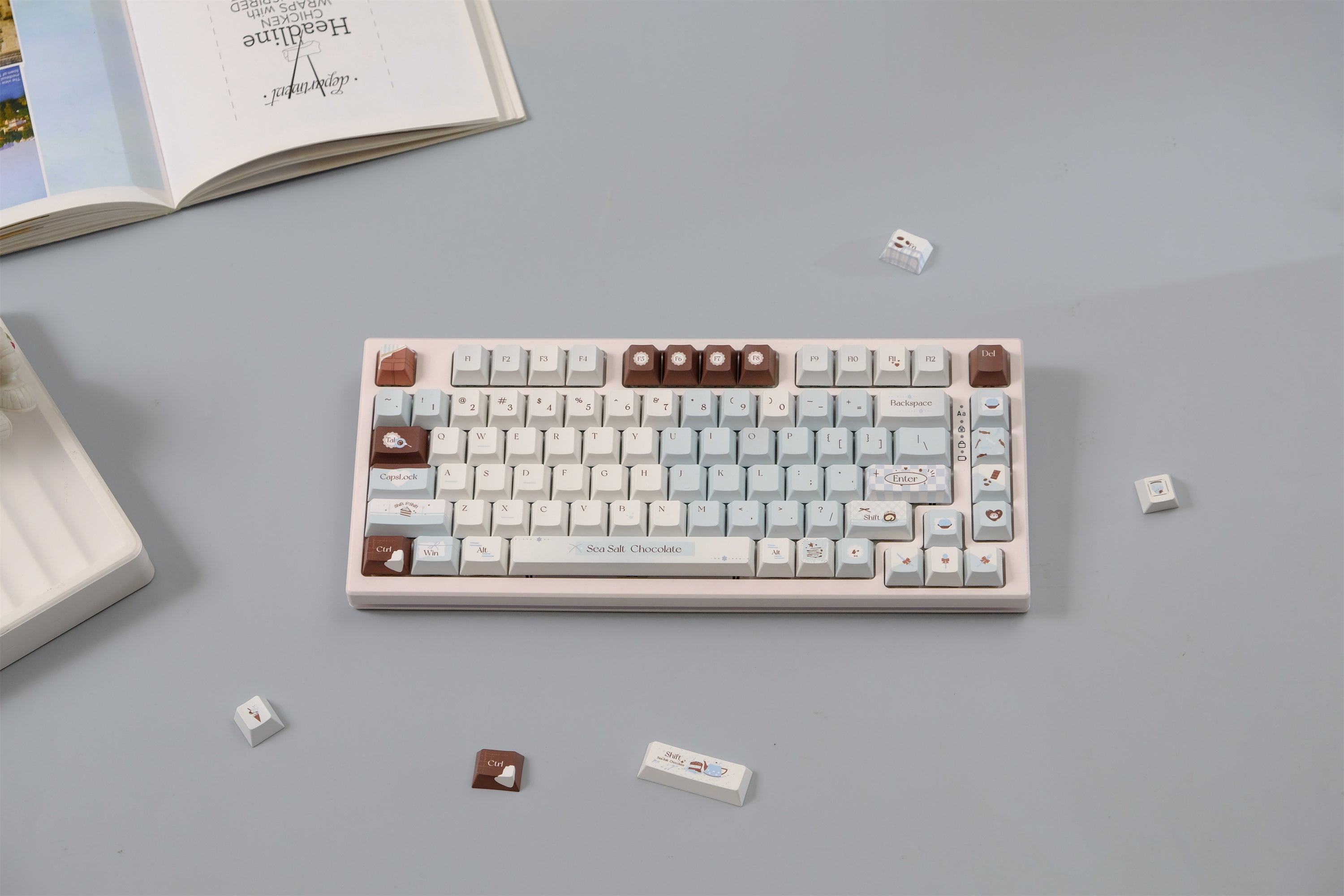 Sea Salt Chocolate Keycaps