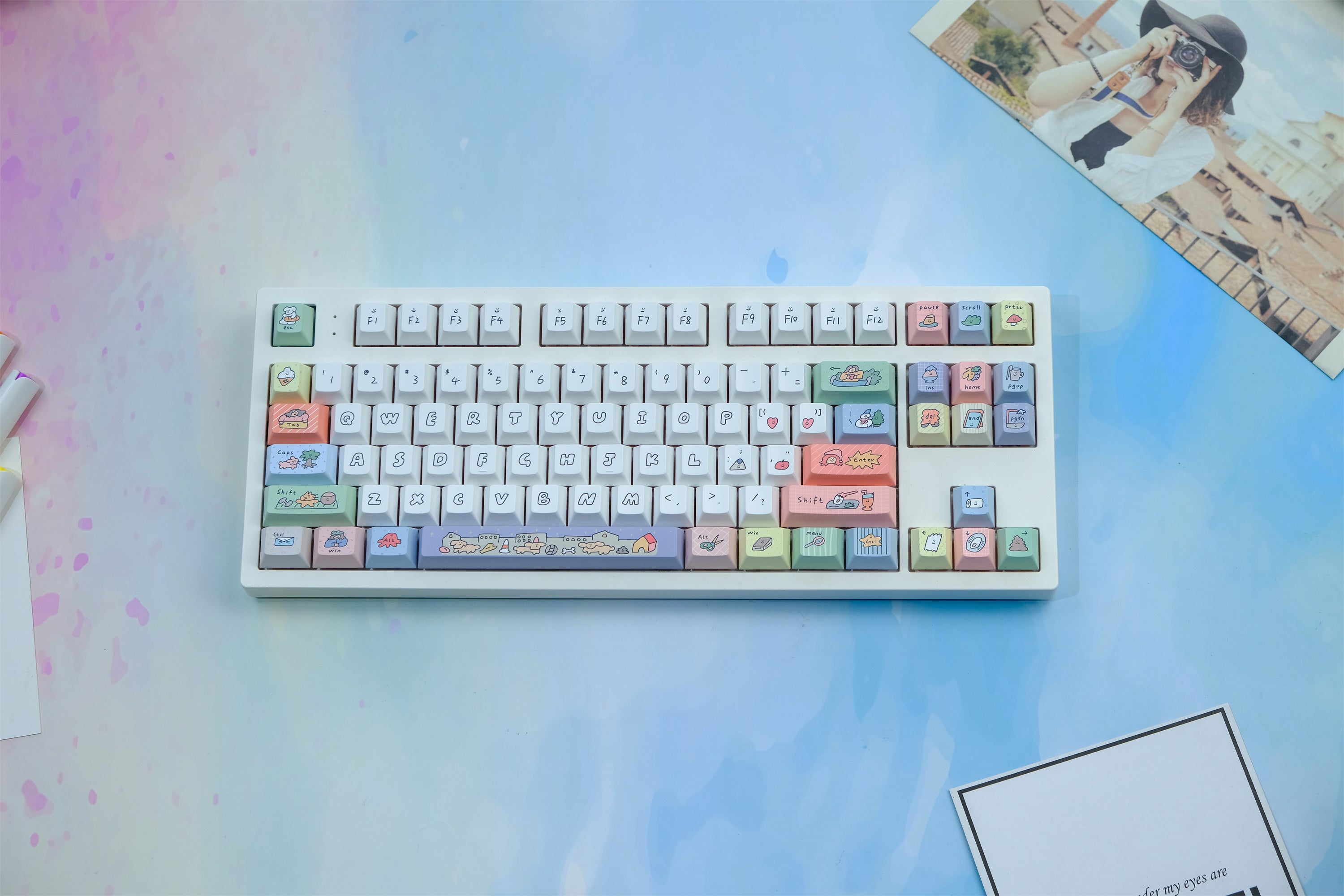 Smiley Face keycaps