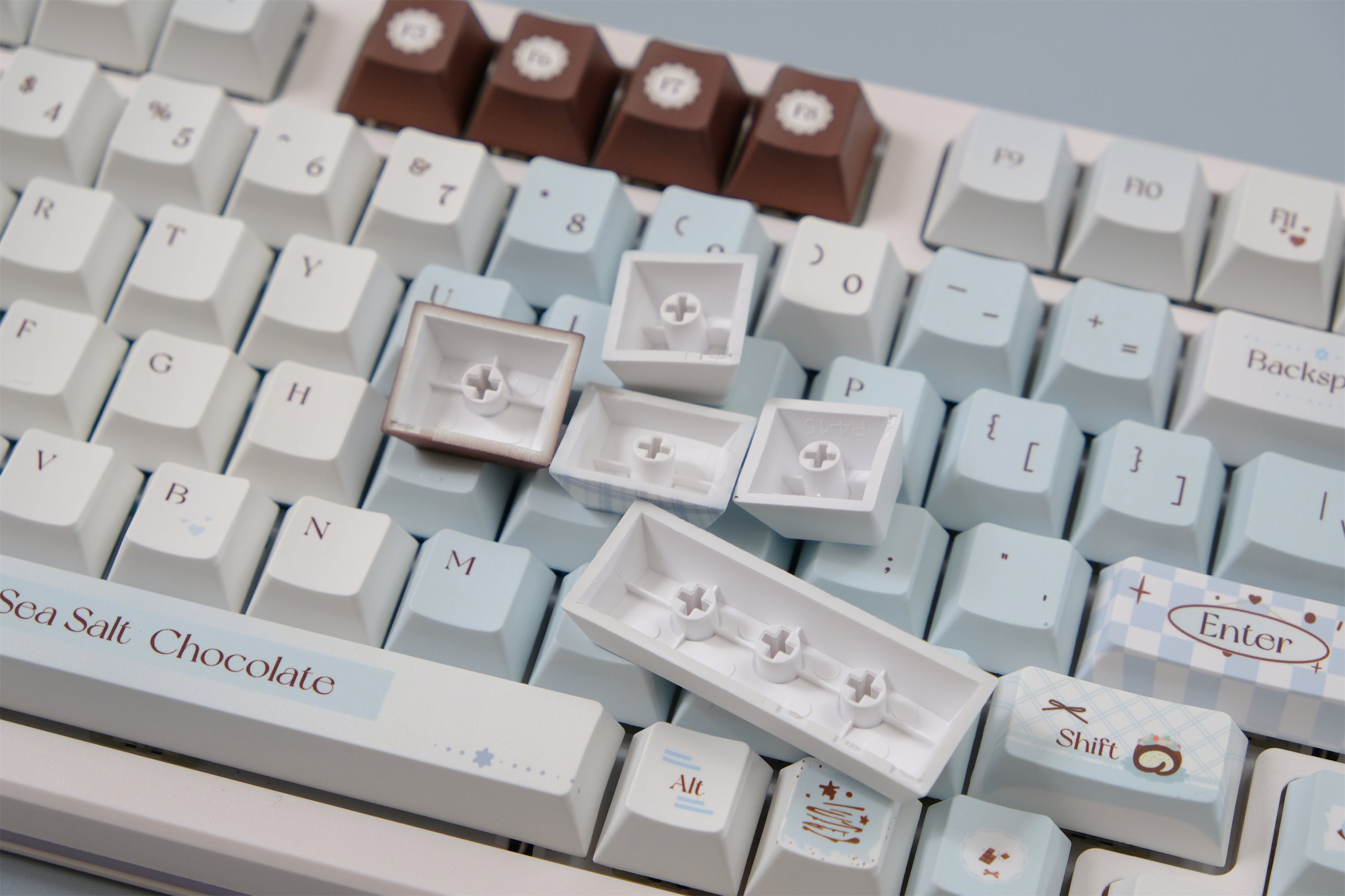 Sea Salt Chocolate Keycaps
