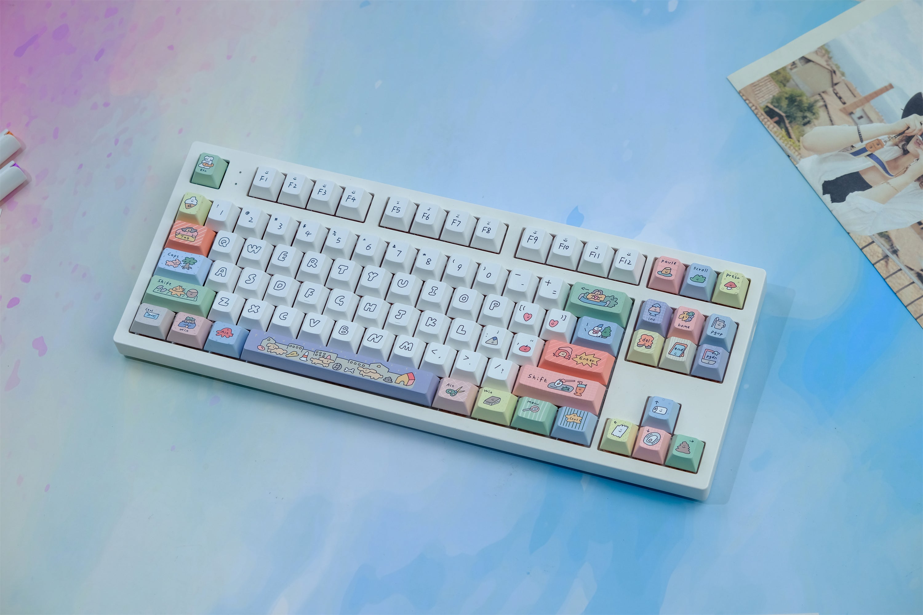 Smiley Face keycaps