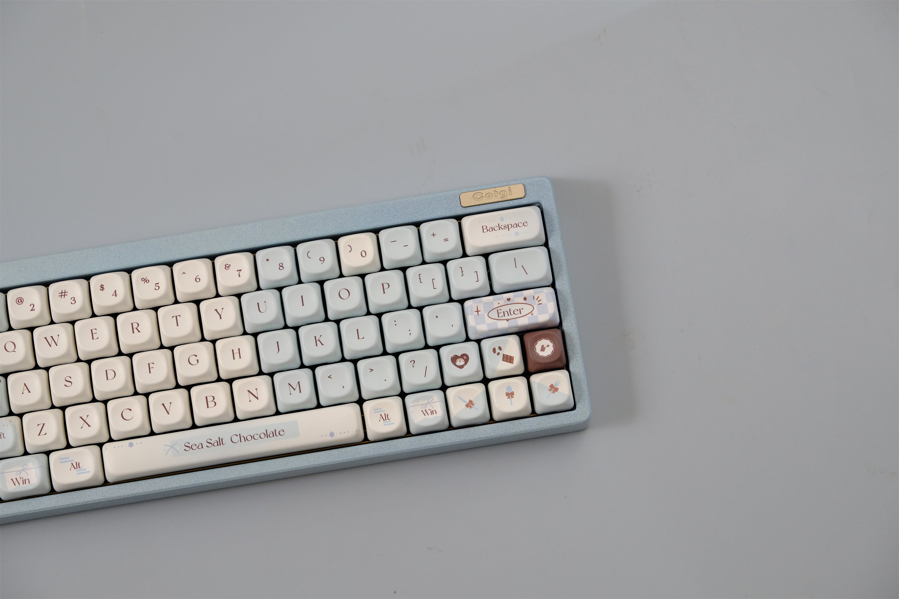 Sea Salt Chocolate Keycaps