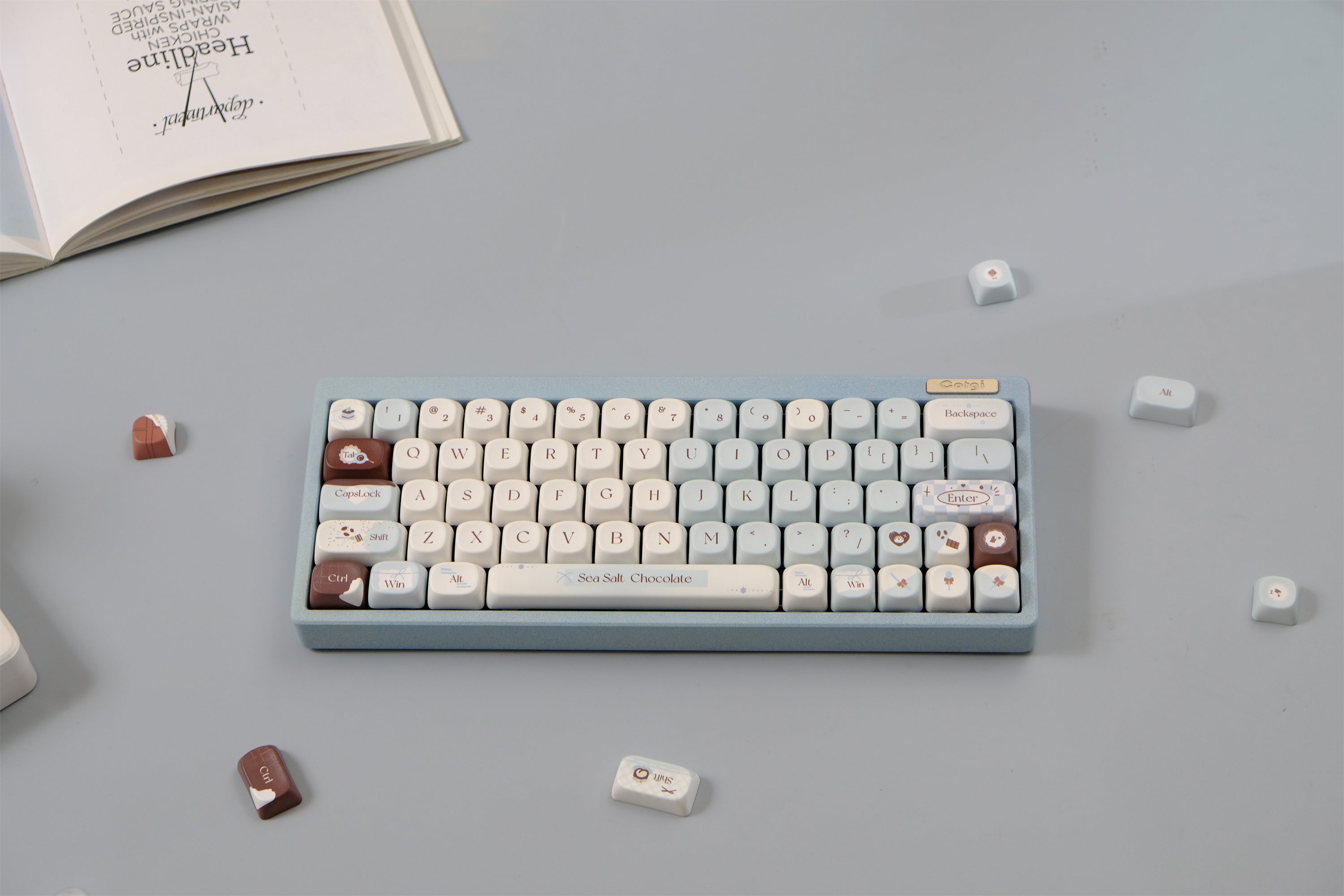 Sea Salt Chocolate Keycaps