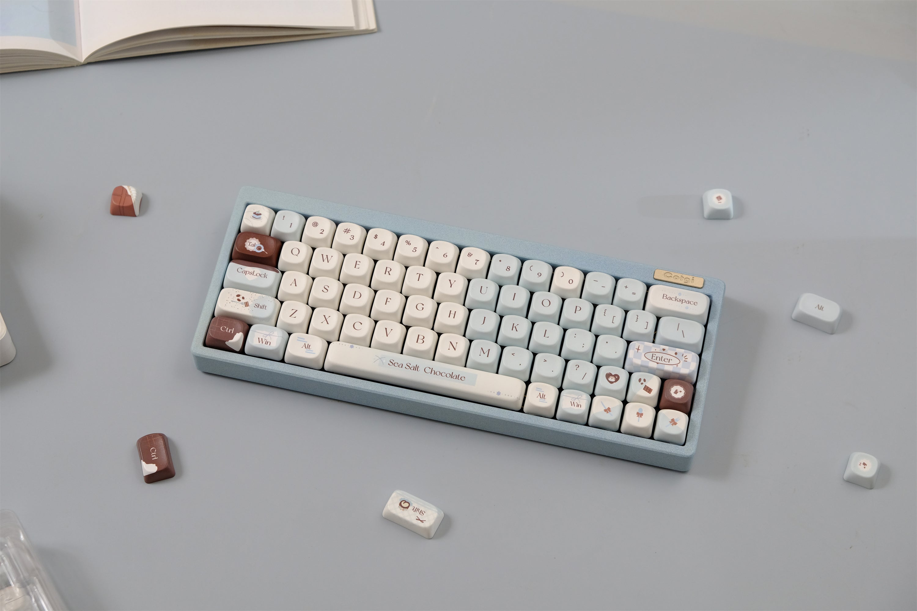 Sea Salt Chocolate Keycaps