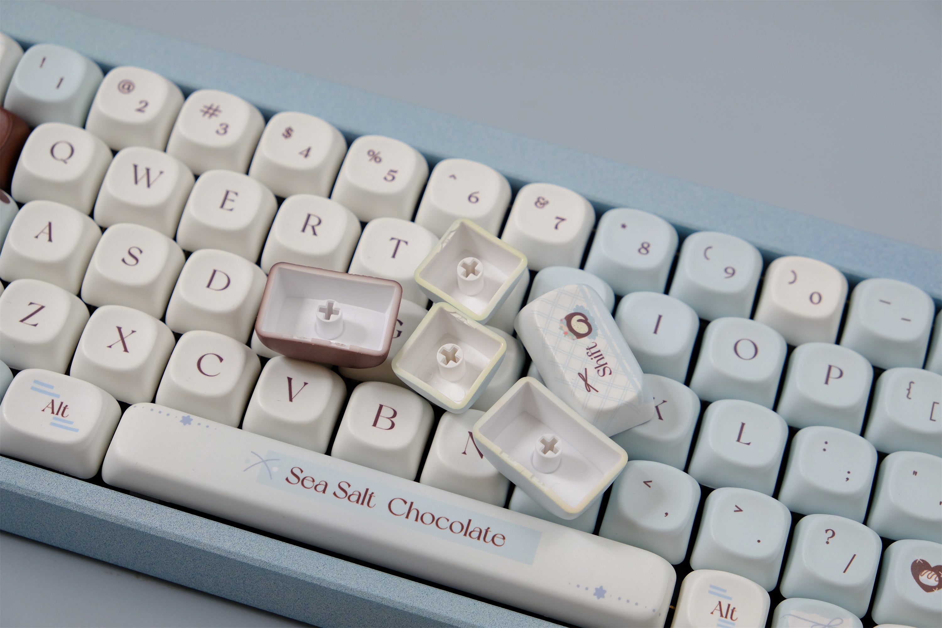 Sea Salt Chocolate Keycaps