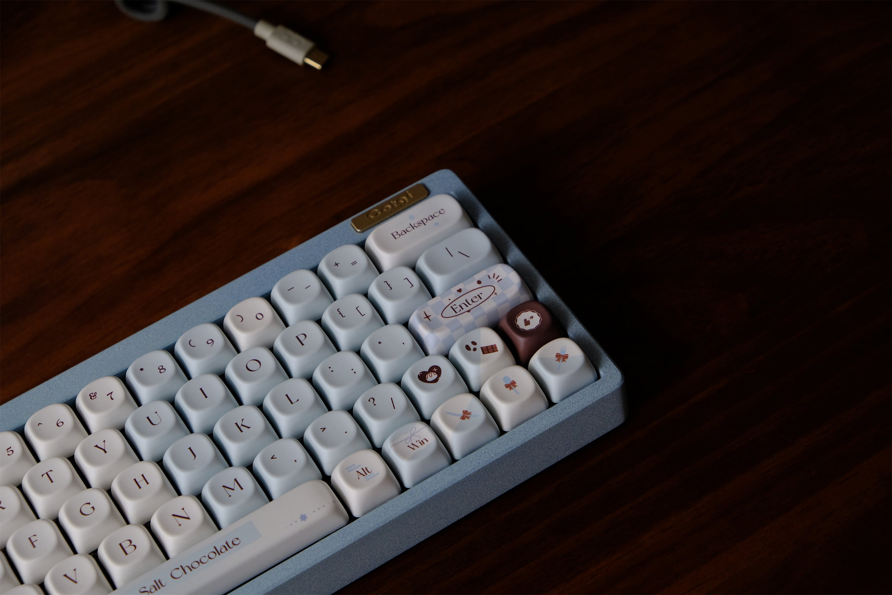 Sea Salt Chocolate Keycaps