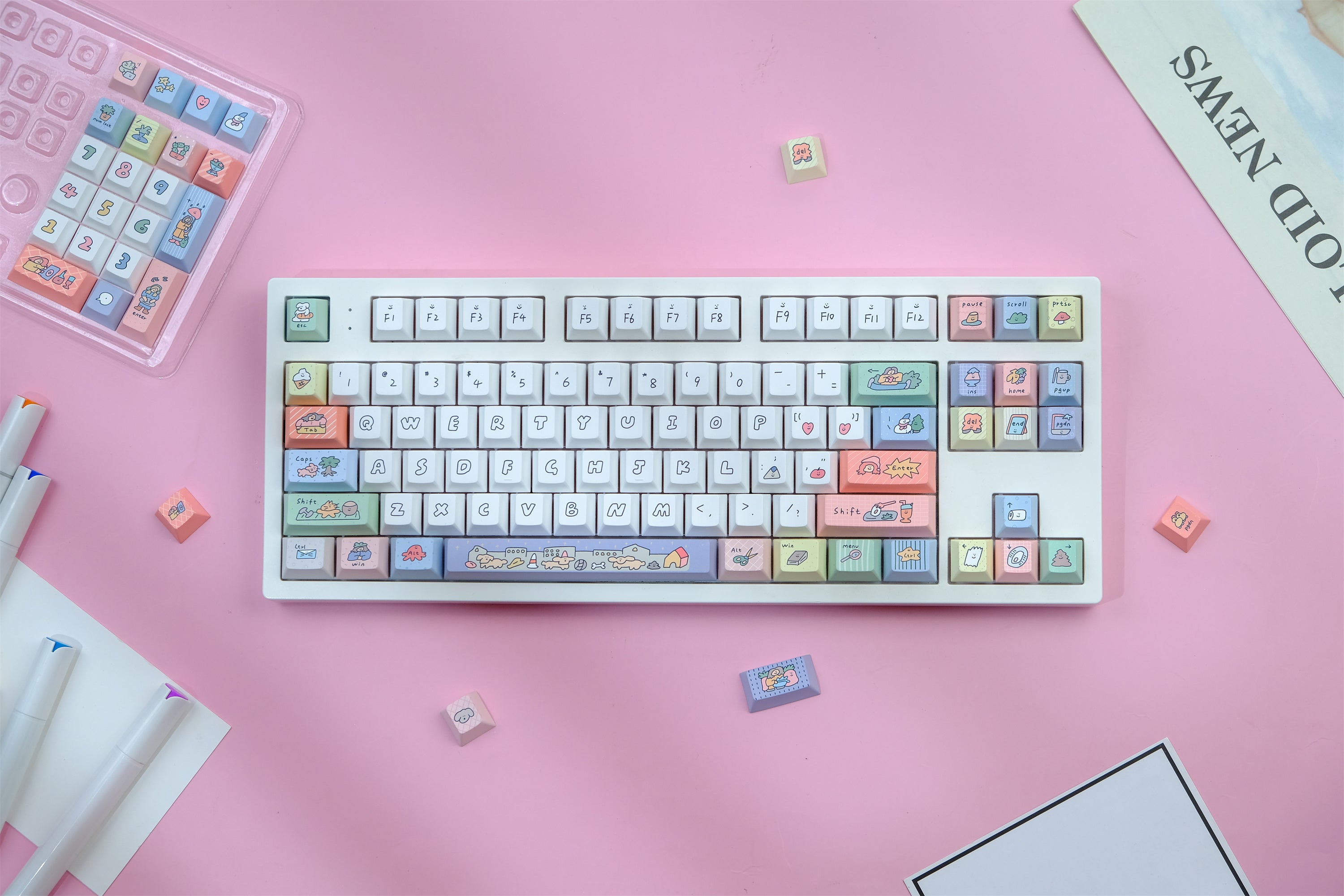 Smiley Face keycaps