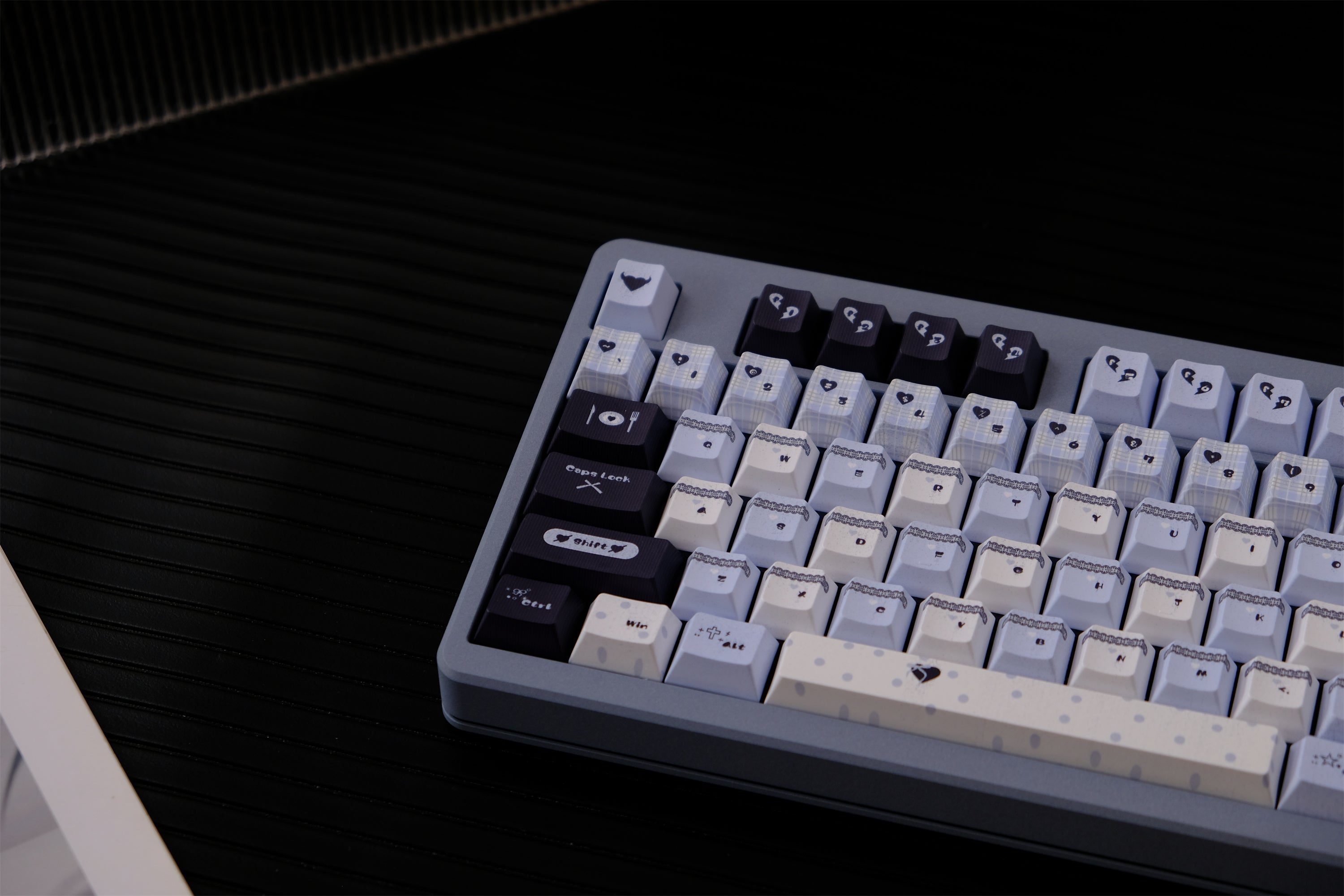 Blue Black Lace Keycaps