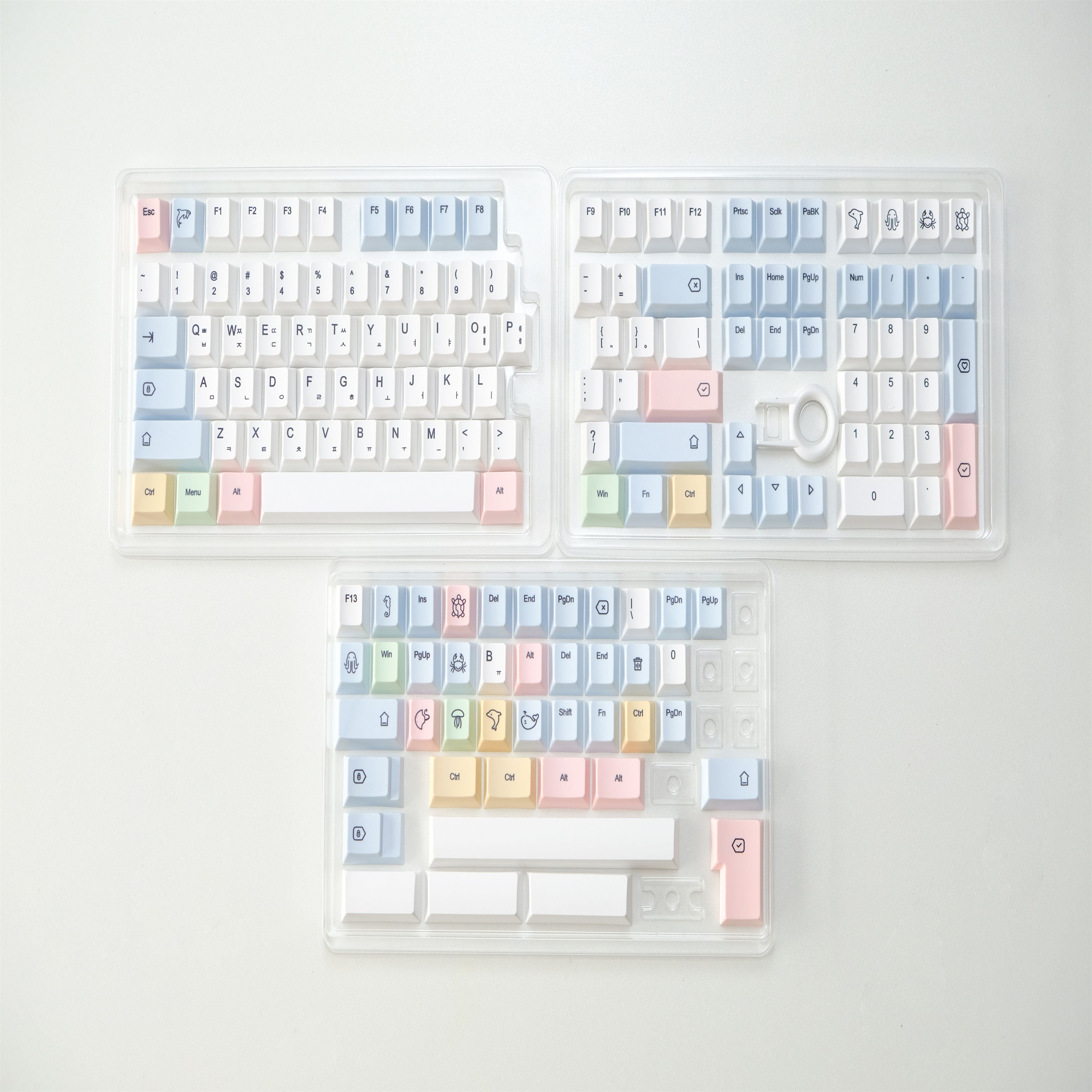 Chalk keycaps