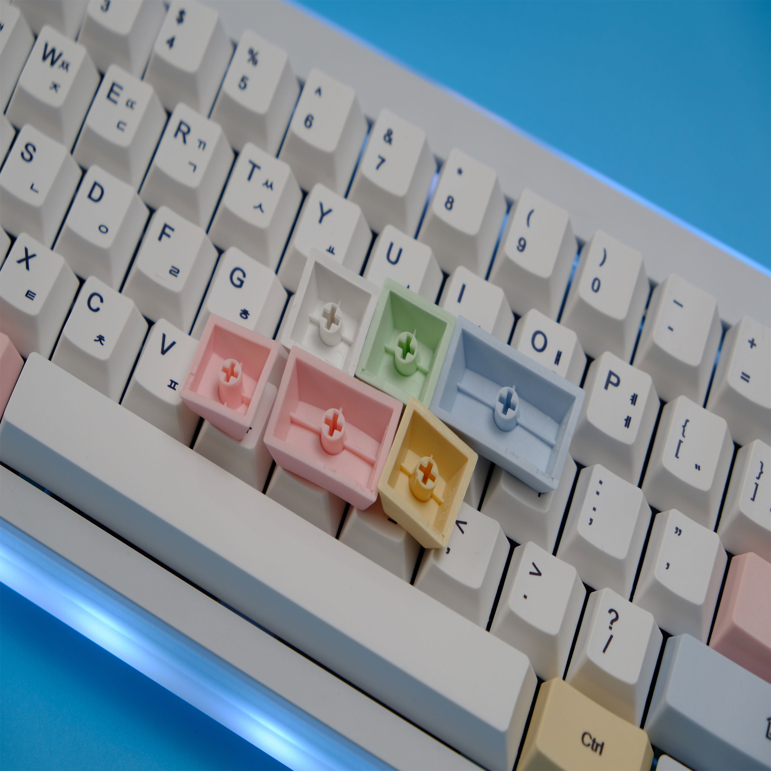 Chalk keycaps