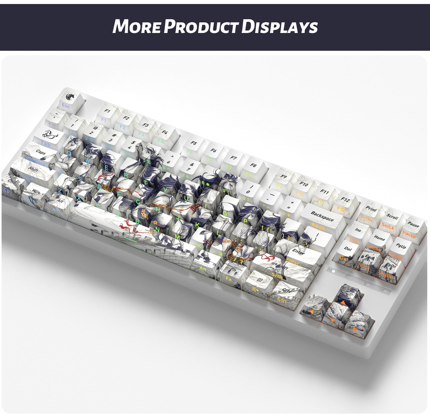 8 Steeds Side Backlight Keycaps - joorkey