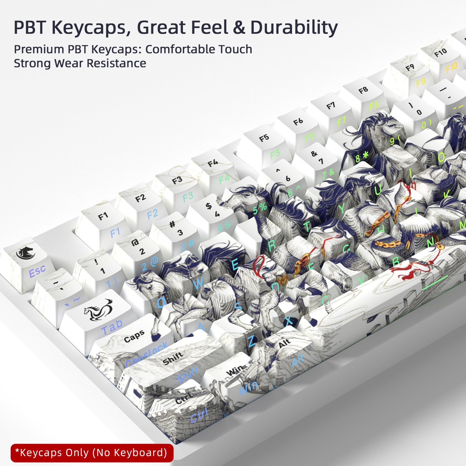 8 Steeds Side Backlight Keycaps - joorkey