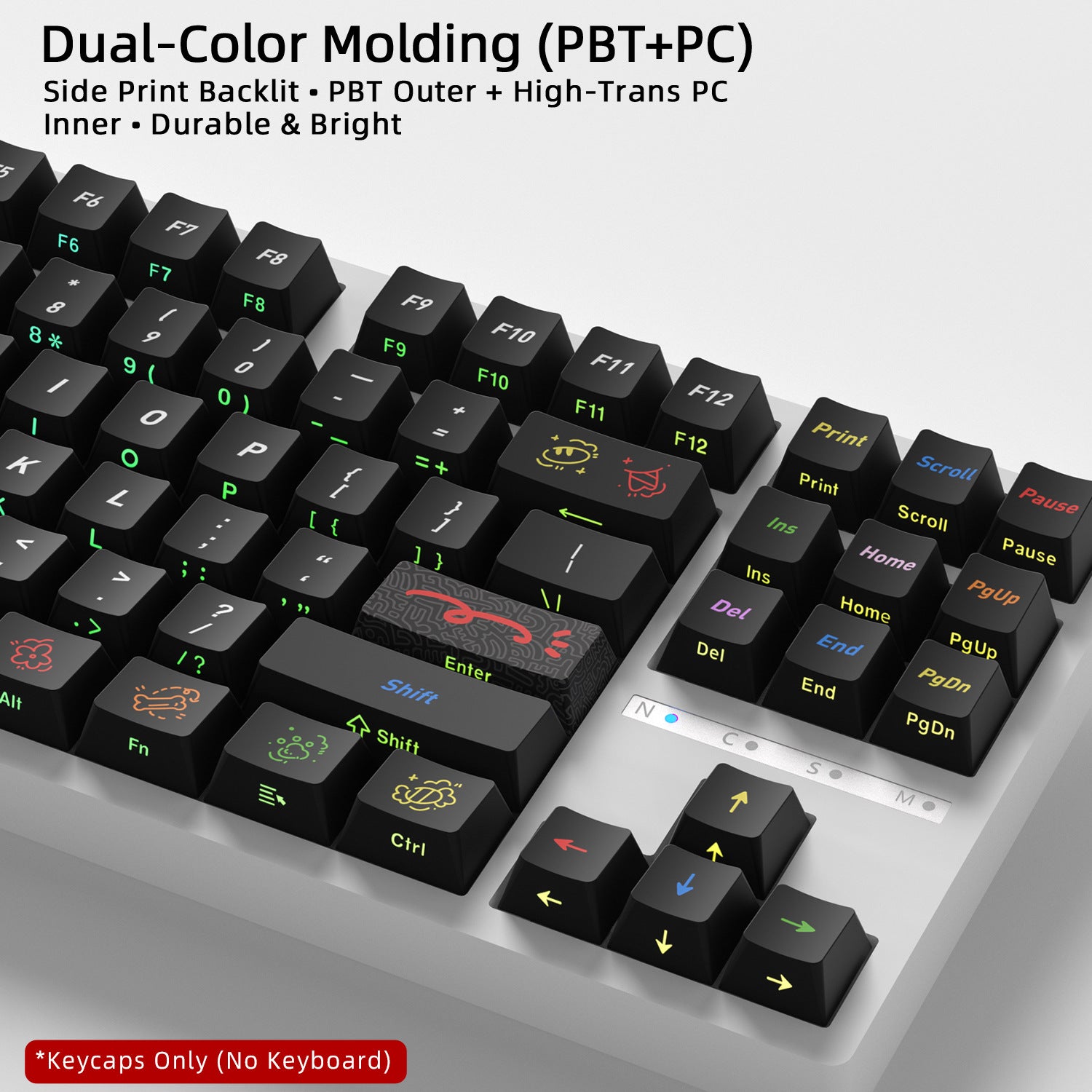 Graffiti Side Backlight Keycaps - joorkey