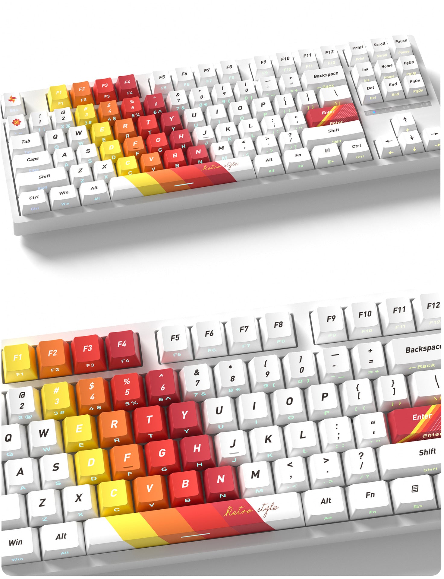 Retro Side Backlight Keycaps - joorkey