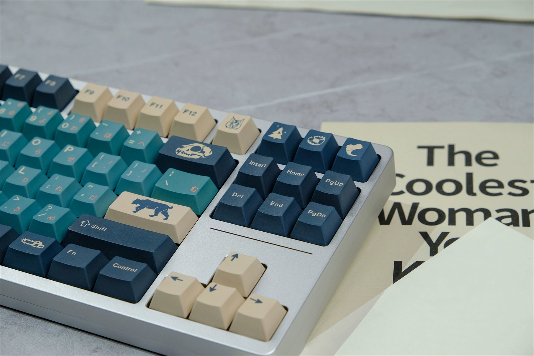 Silent Forest, Keycap PBT Original Height, Sublimation, Mechanical Keyboard Suitable, Customized